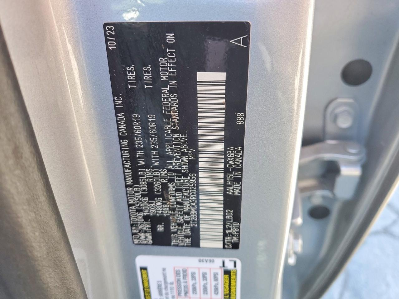2024 Lexus Rx 350h Premium+ Серебряный vin: 2T2BBMCA3RC025956