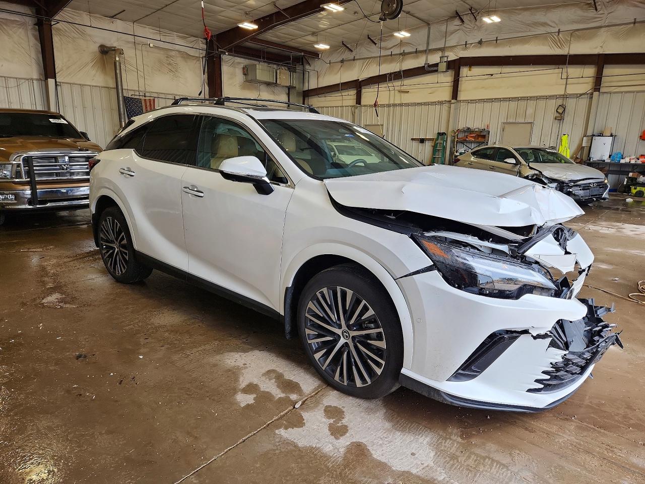 2024 Lexus Rx 350h Premium+ White vin: 2T2BBMCA3RC055507
