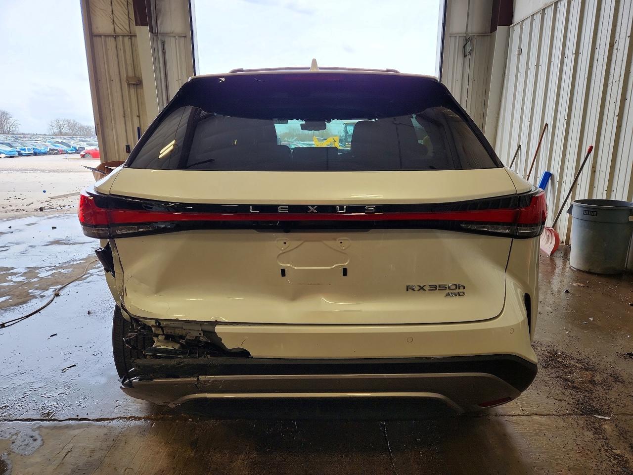 2024 Lexus Rx 350h Premium+ White vin: 2T2BBMCA3RC055507