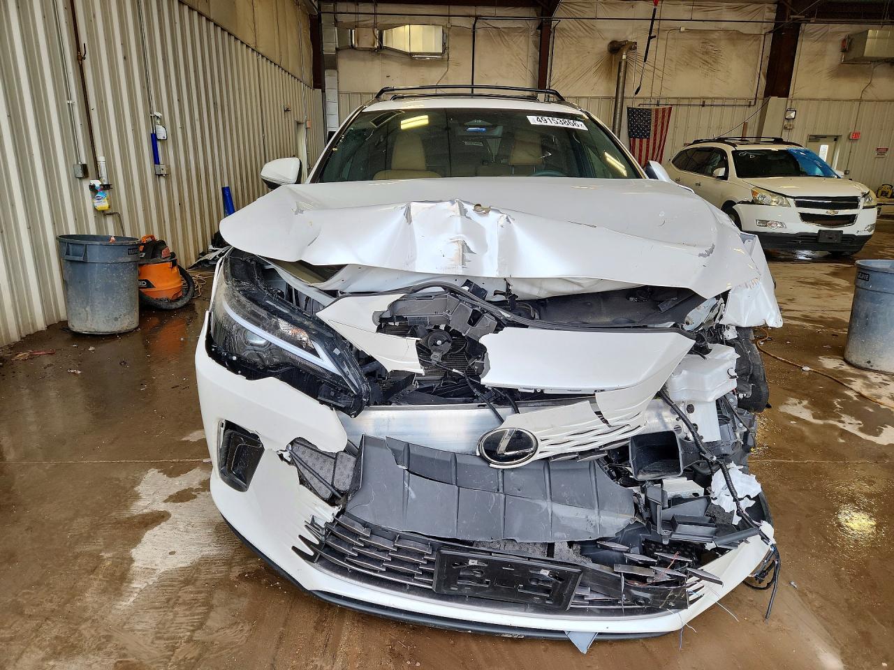 2024 Lexus Rx 350h Premium+ White vin: 2T2BBMCA3RC055507