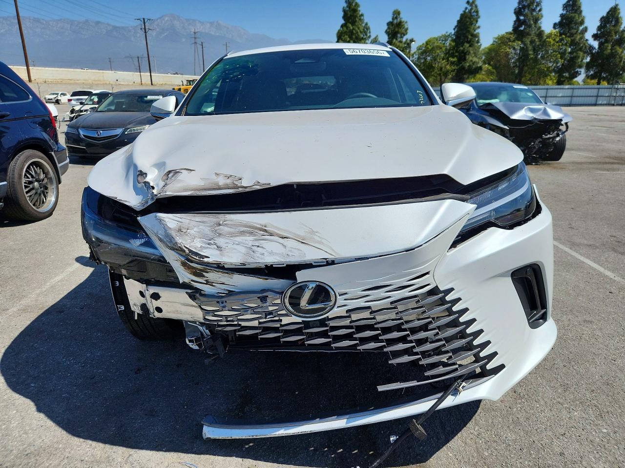 2025 Lexus Rx 350h Premium White vin: 2T2BBMCA4SC073617