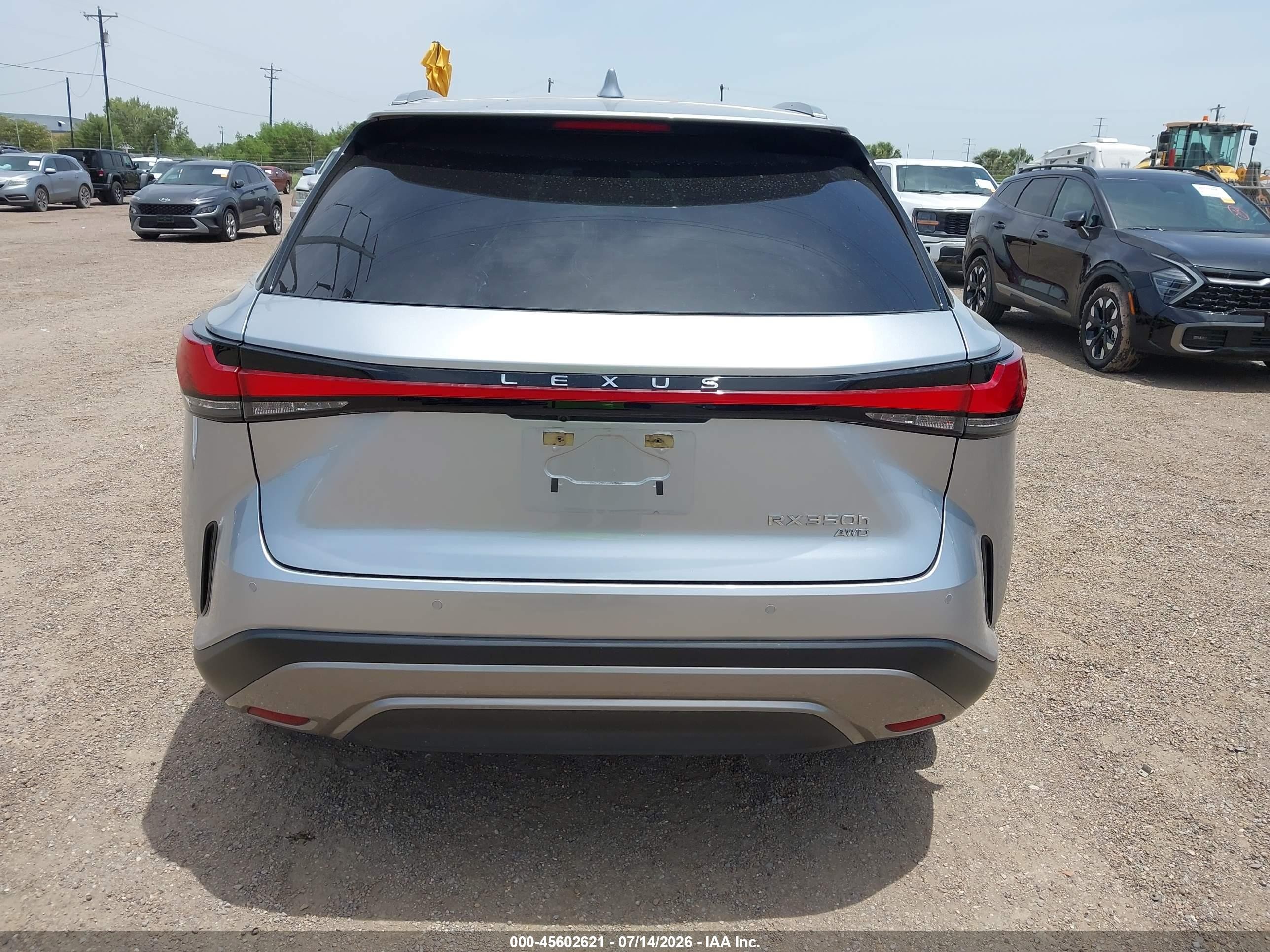 2025 Lexus Rx 350h Premium Silver vin: 2T2BBMCA4SC080082