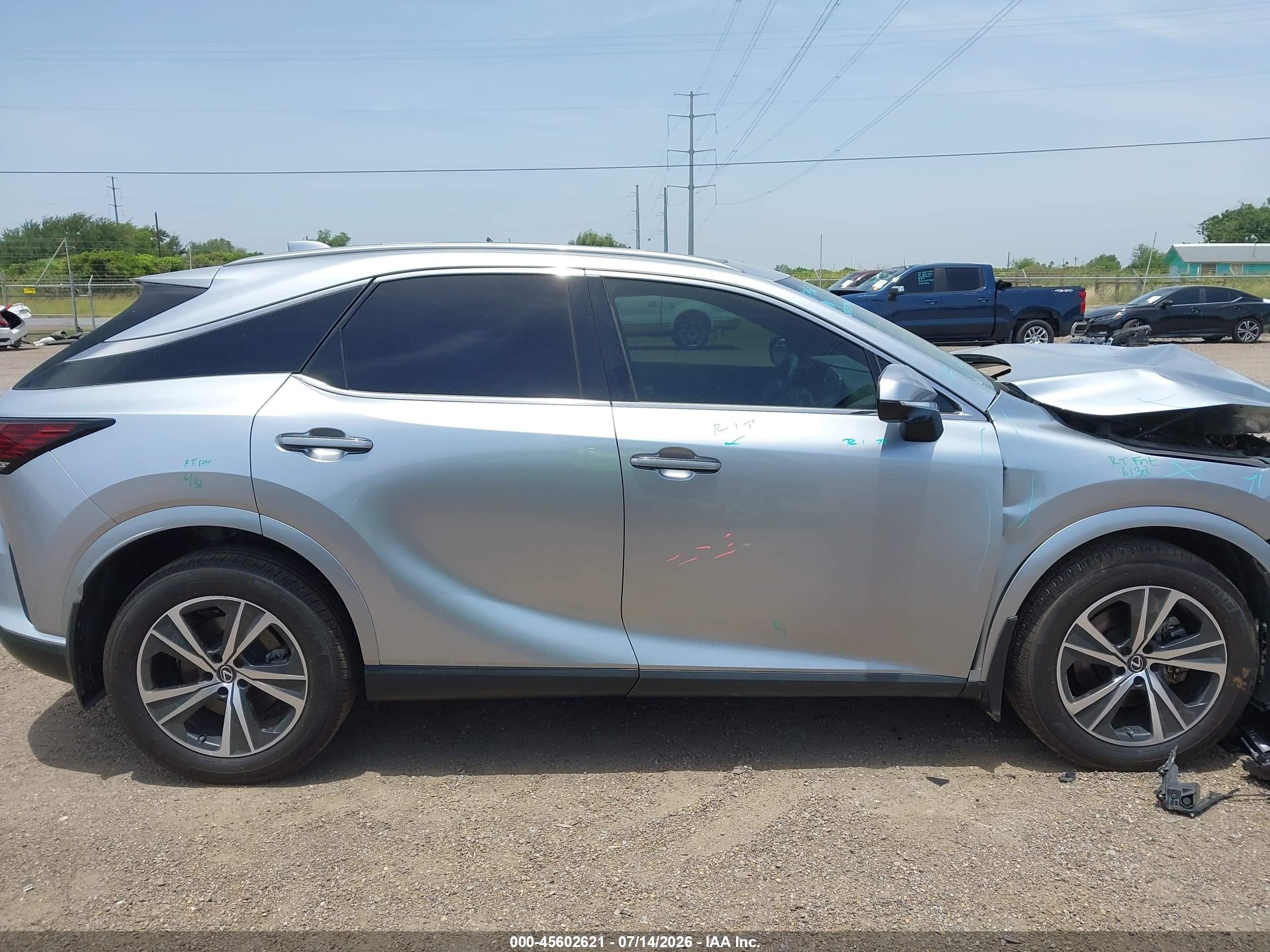 2025 Lexus Rx 350h Premium Silver vin: 2T2BBMCA4SC080082