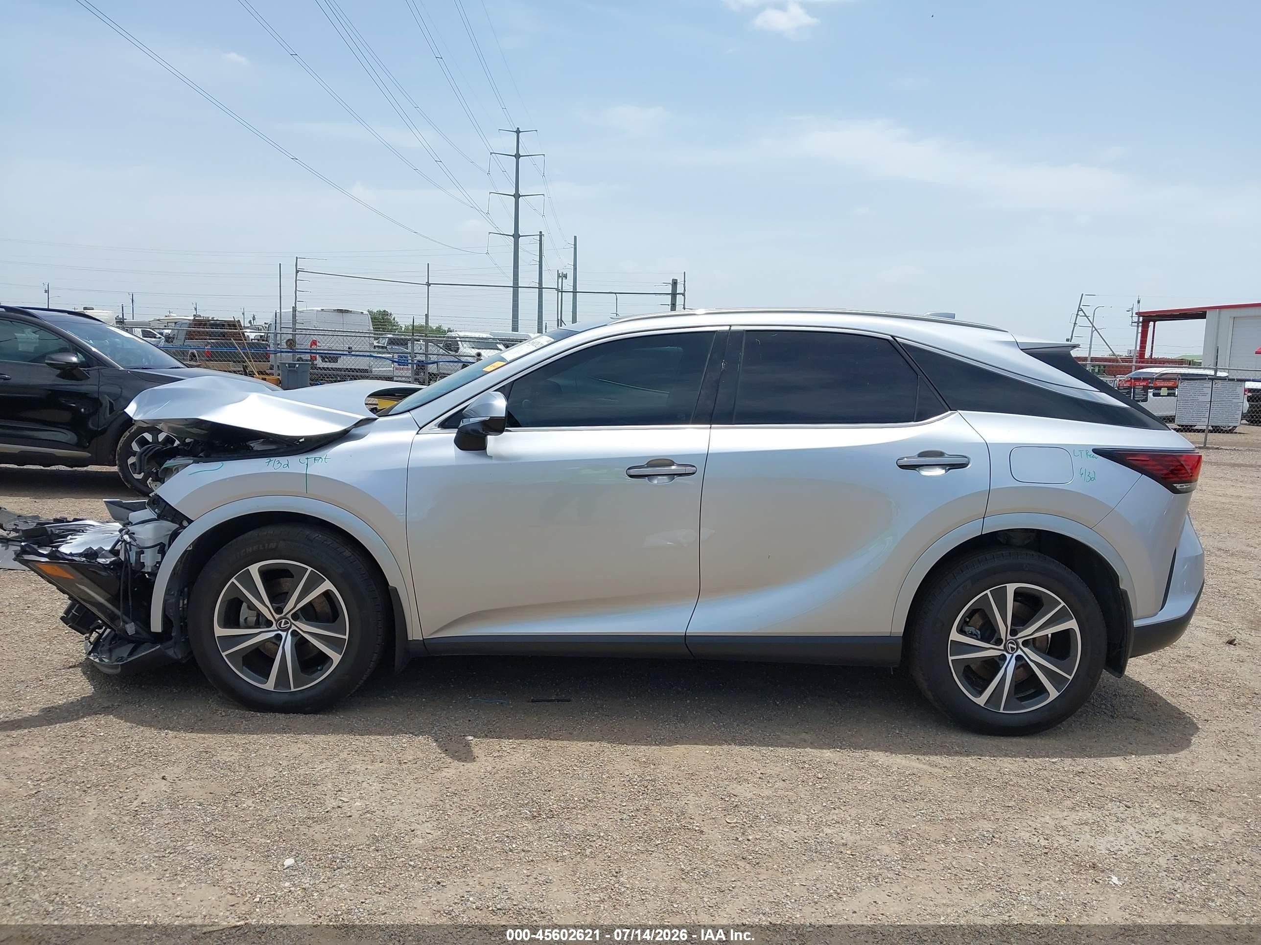 2025 Lexus Rx 350h Premium Silver vin: 2T2BBMCA4SC080082