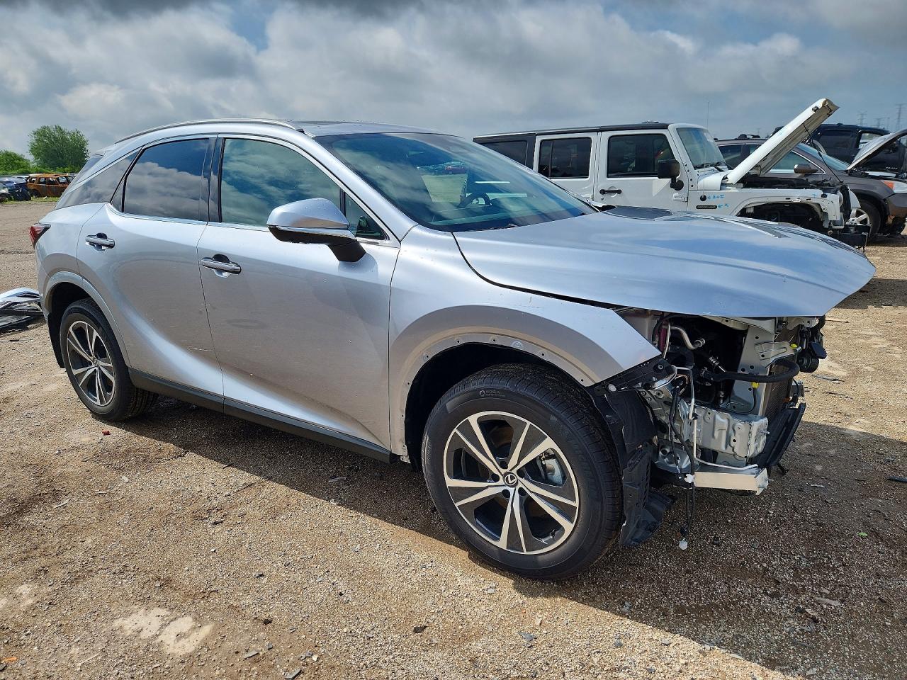 2025 Lexus Rx 350h Premium Silver vin: 2T2BBMCA4SC084889