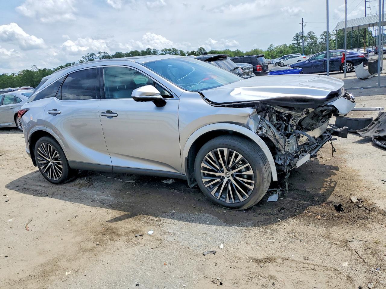 2024 Lexus Rx 350h Premium+ Silver vin: 2T2BBMCA5RC031208