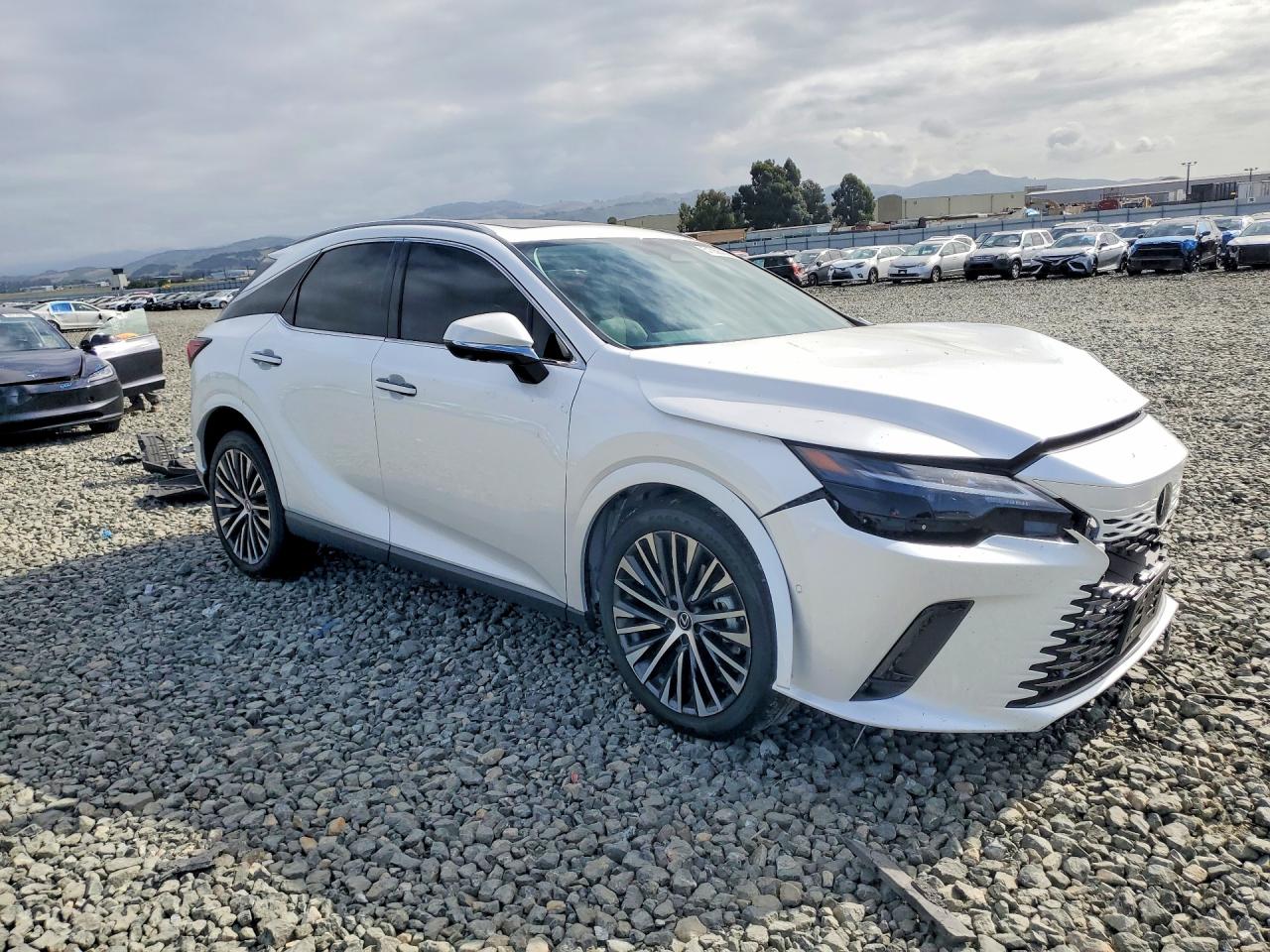 2024 Lexus Rx 350h Premium+ White vin: 2T2BBMCA5RC032861