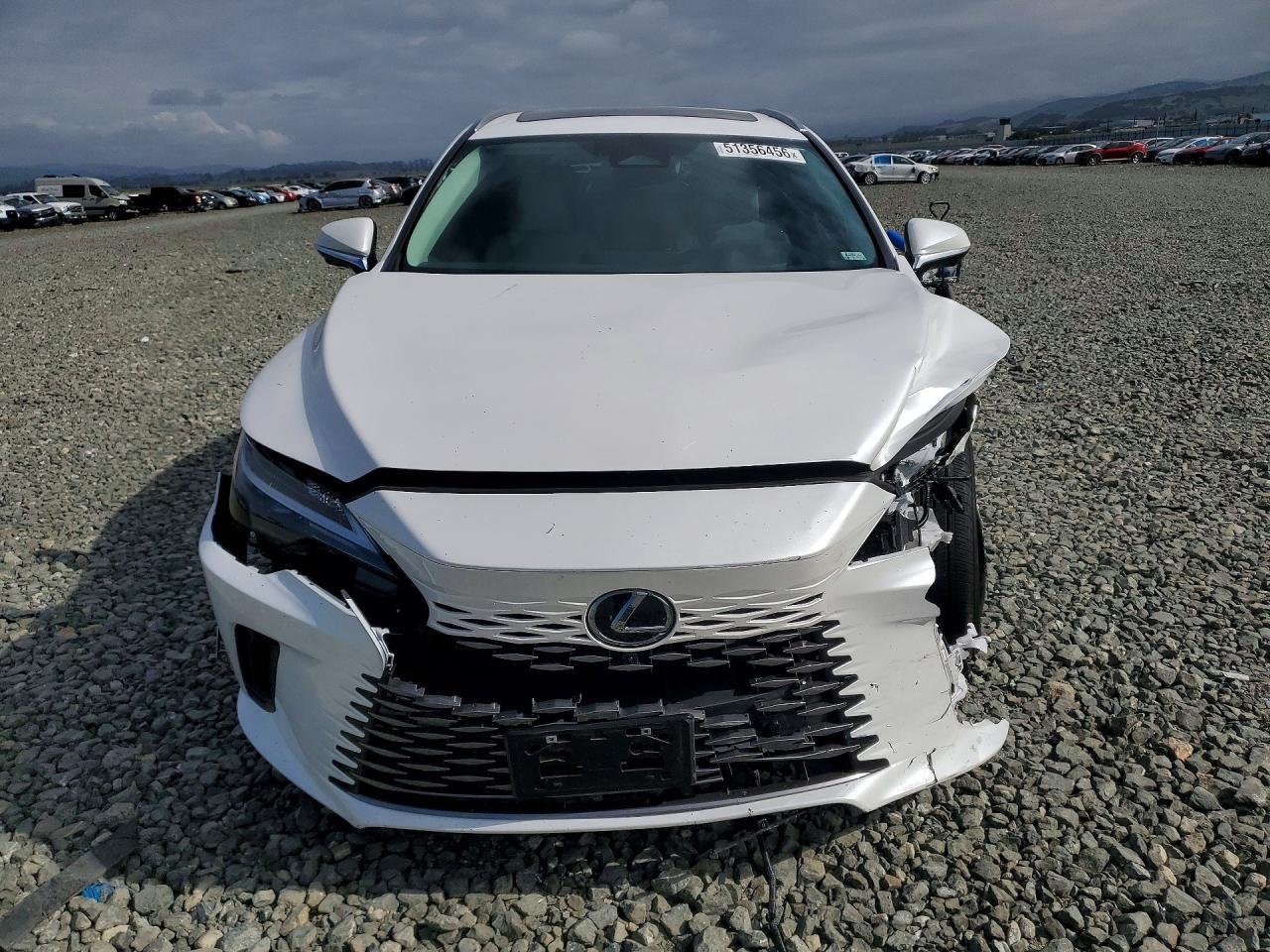2024 Lexus Rx 350h Premium+ White vin: 2T2BBMCA5RC032861