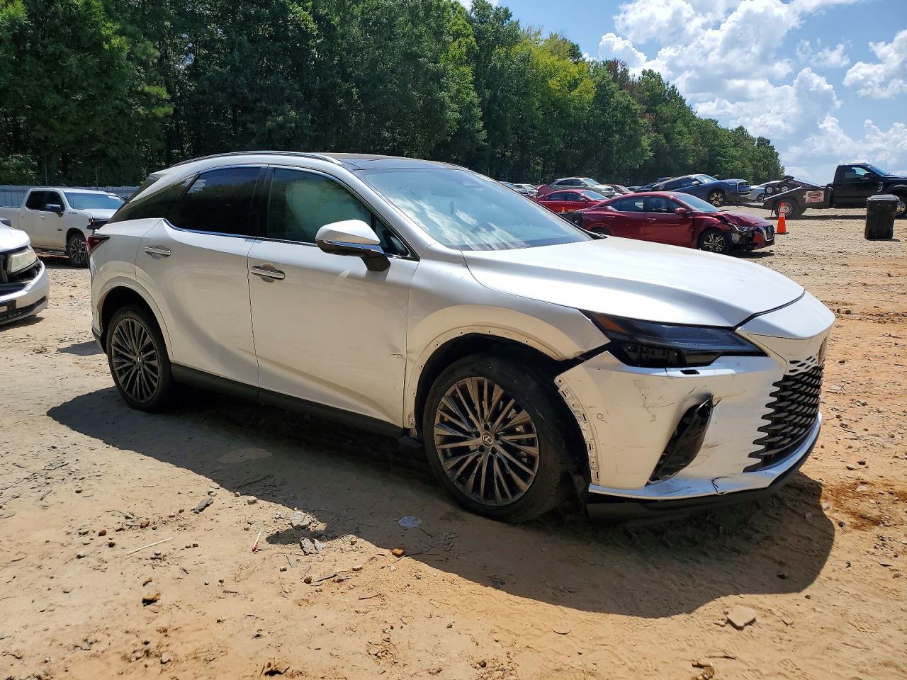 2025 Lexus Rx 350h Luxury White vin: 2T2BBMCA5SC067549