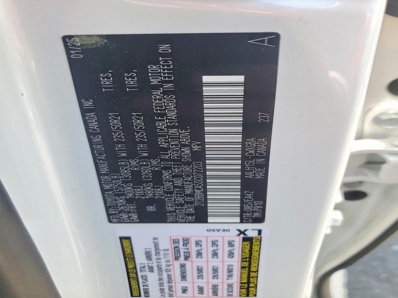 2025 Lexus Rx 350h Premium White vin: 2T2BBMCA5SC072203