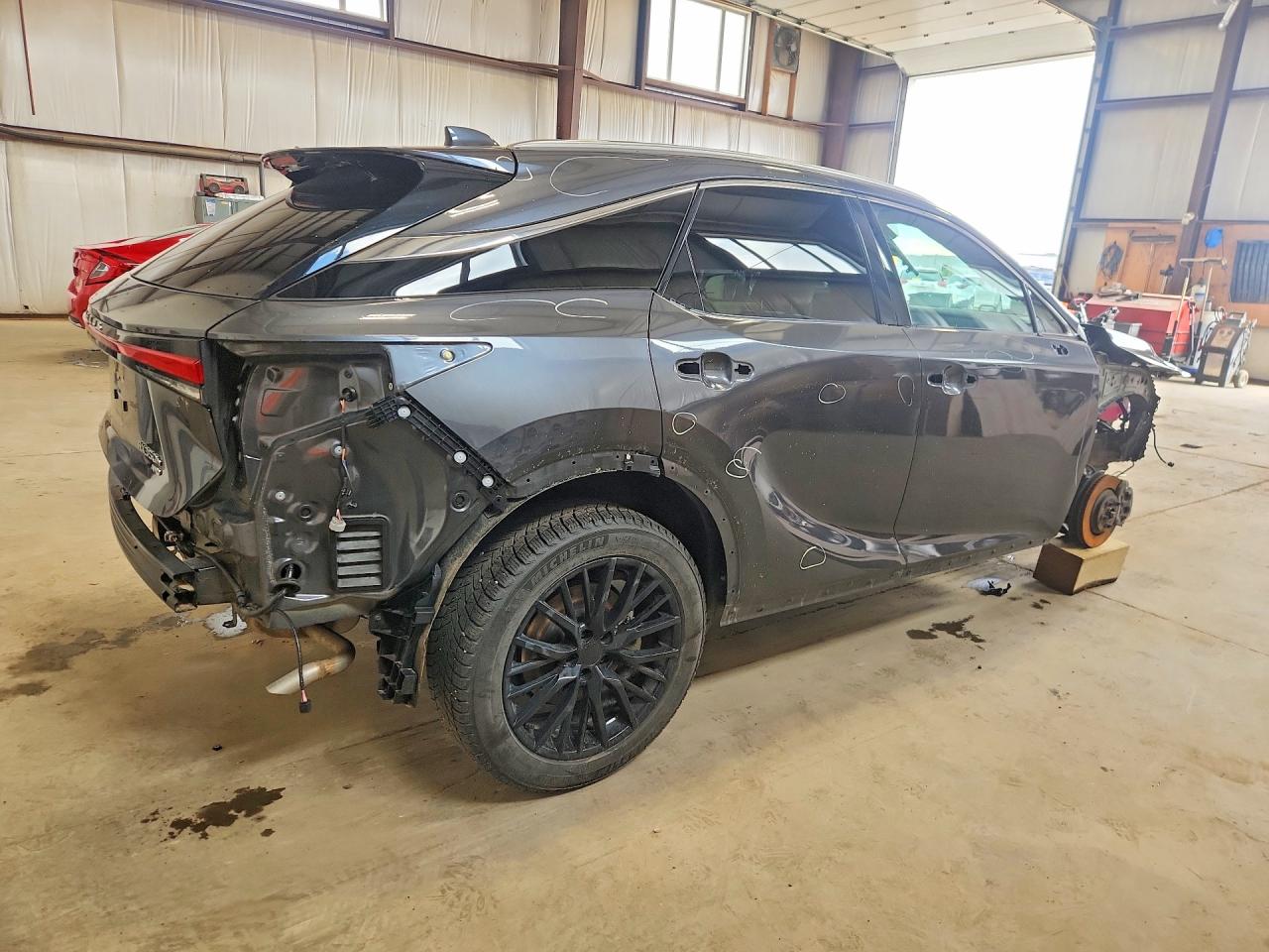 2025 Lexus Rx 350h Base Серый vin: 2T2BBMCA5SC097263