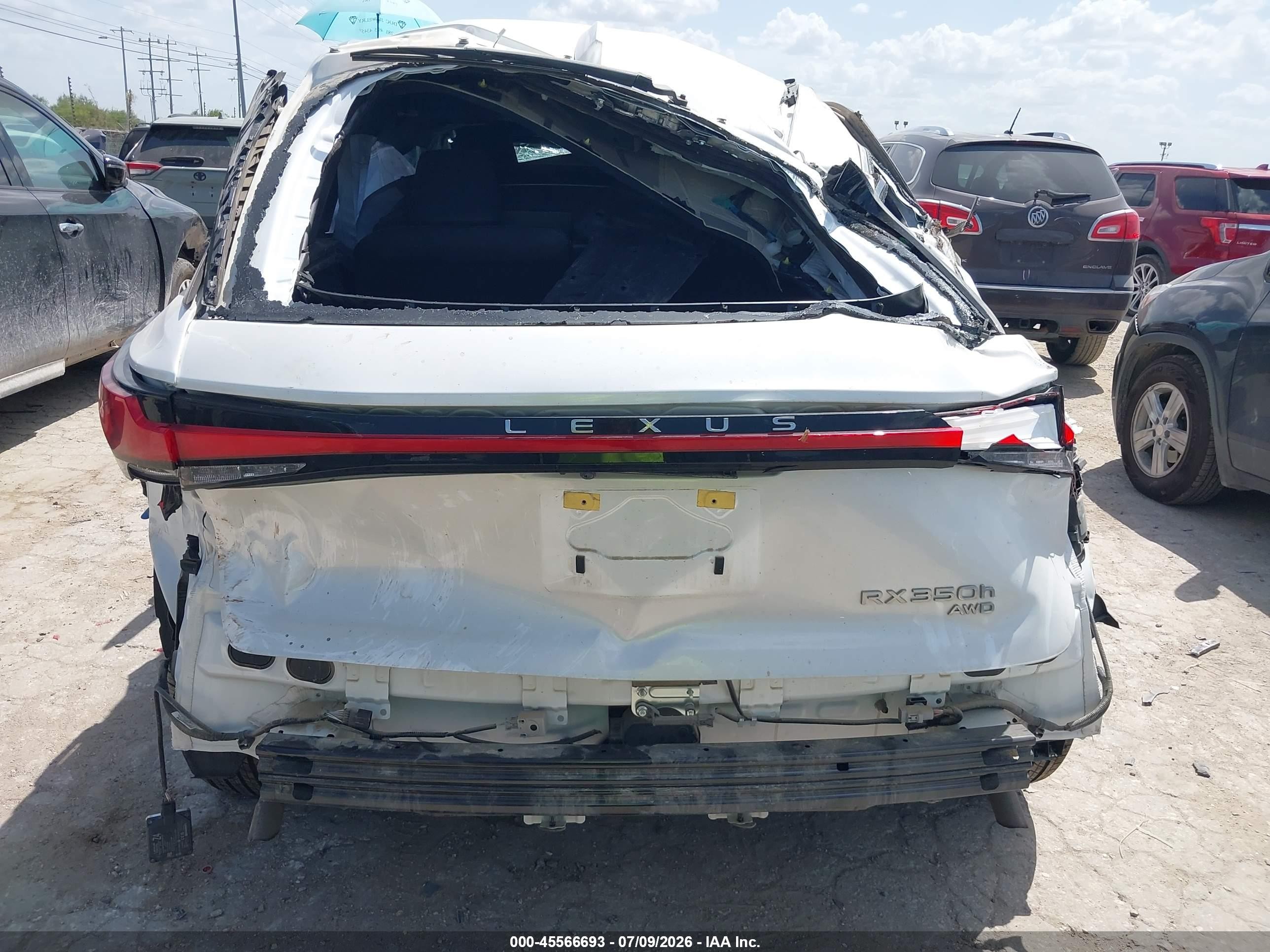 2026 Lexus Rx 350h Premium White vin: 2T2BBMCA5TC106853