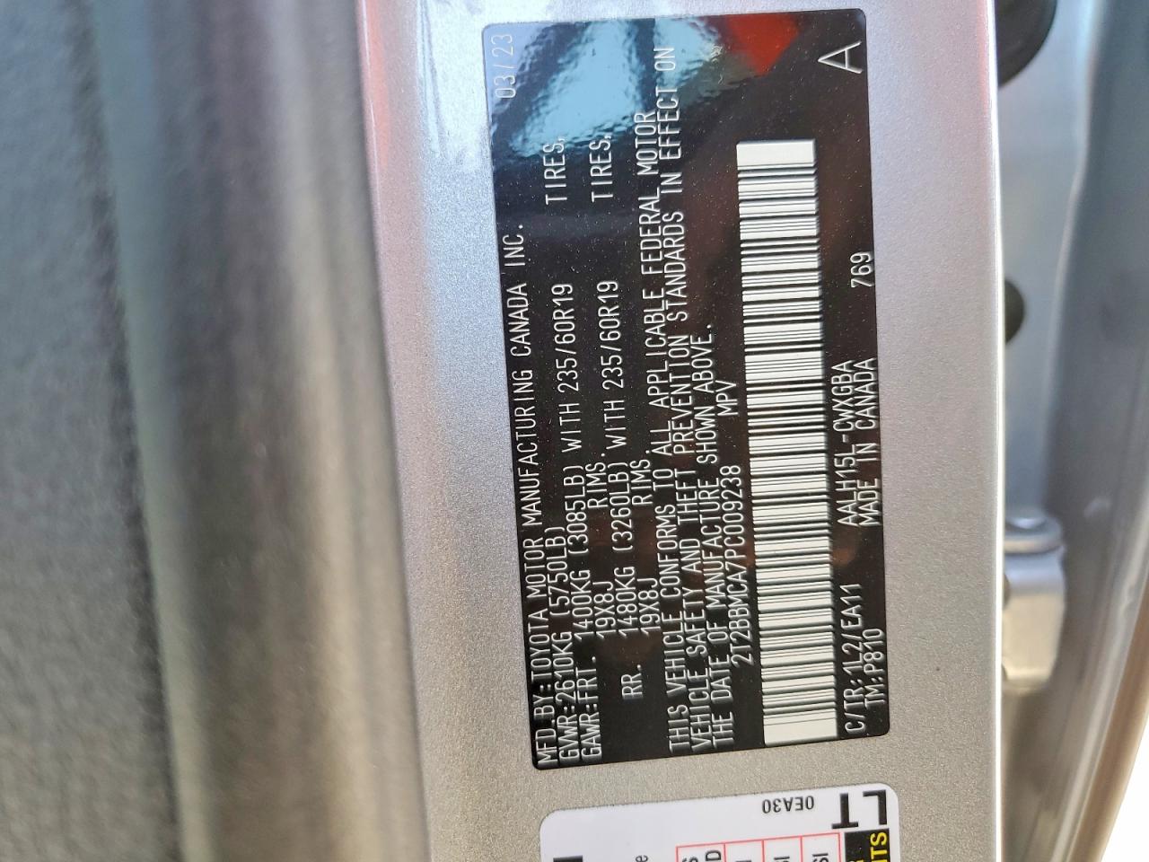 2023 Lexus Rx 350h Premium Silver vin: 2T2BBMCA7PC009238