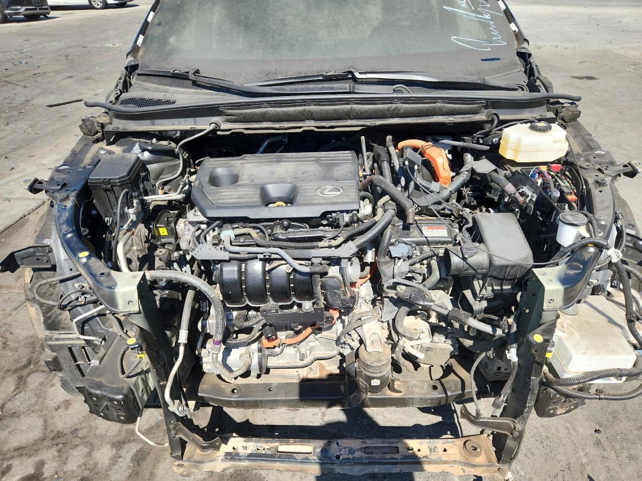 2025 Lexus Rx 350h Premium Gray vin: 2T2BBMCA8SC076102 Damage: Left Front Rail, Kinked, 5 To 6 Inches