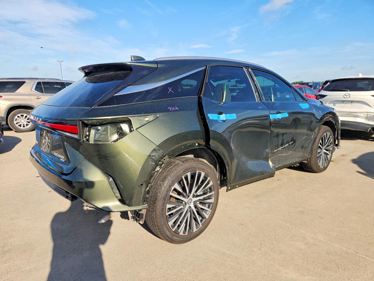 2025 Lexus Rx 350h Premium+ Green vin: 2T2BBMCA9SC065044