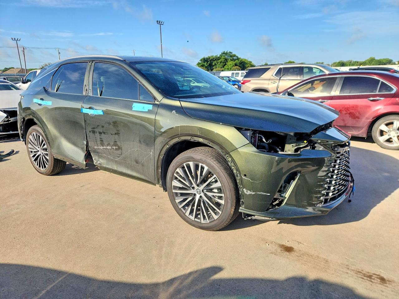 2025 Lexus Rx 350h Premium+ Green vin: 2T2BBMCA9SC065044