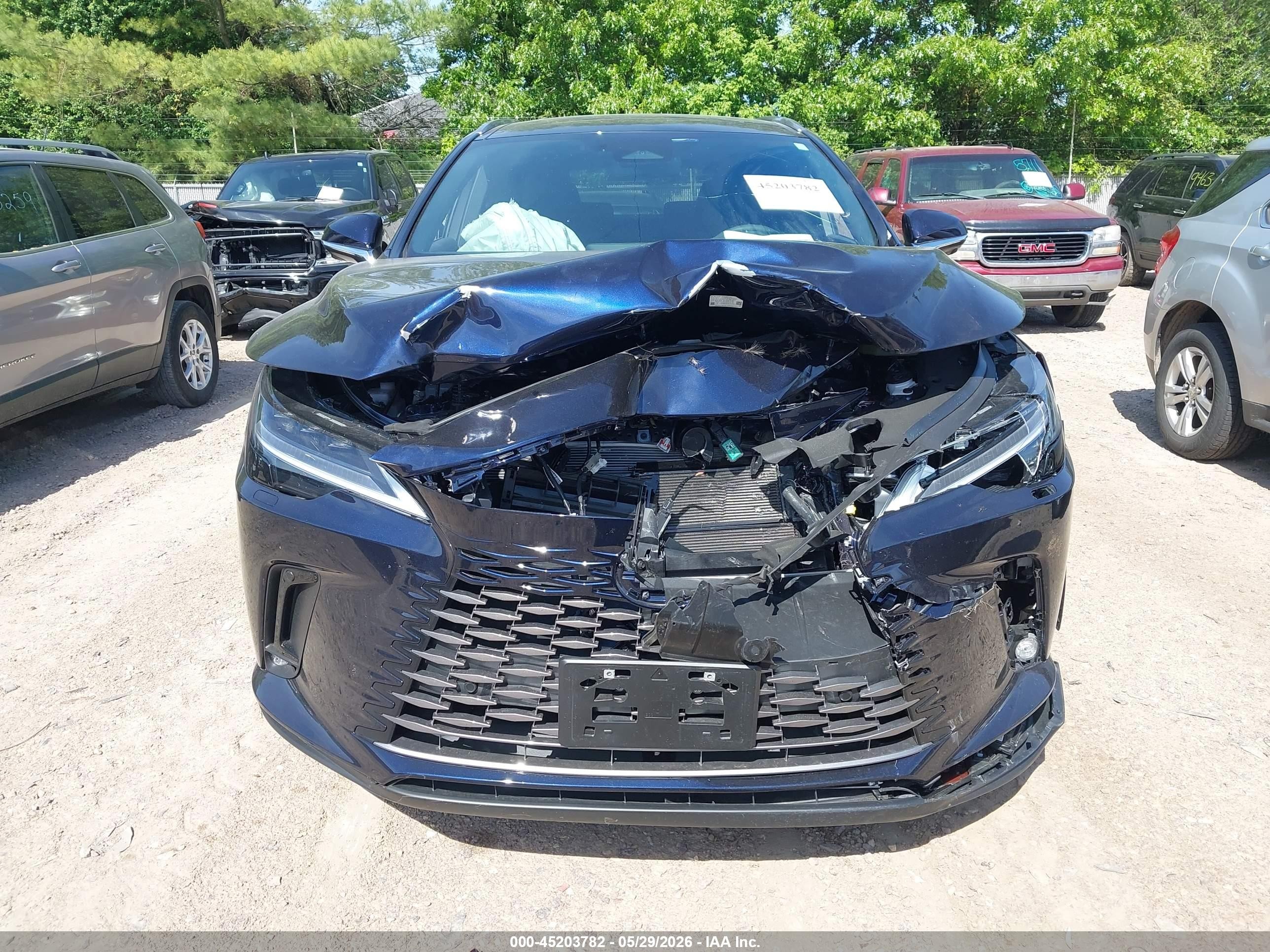2026 Lexus Rx 350h Luxury Dark Blue vin: 2T2BBMCAXTC117721