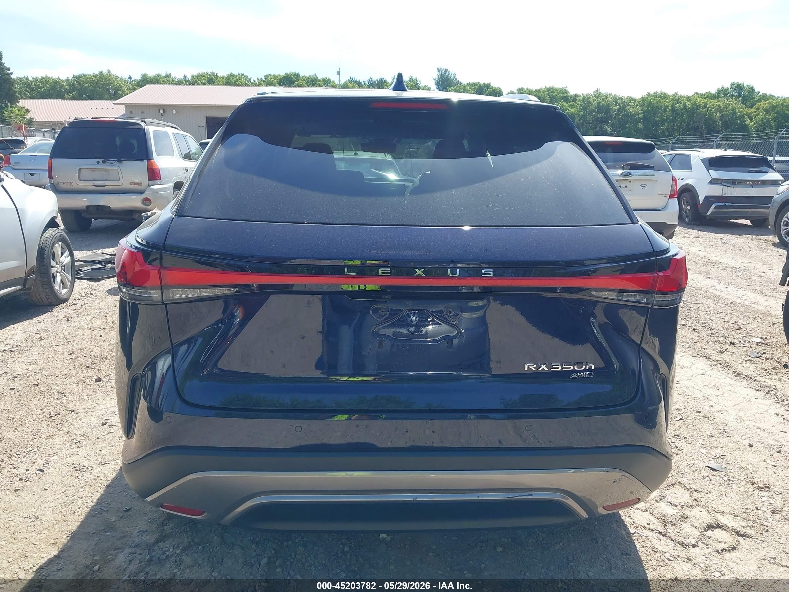 2026 Lexus Rx 350h Luxury Dark Blue vin: 2T2BBMCAXTC117721