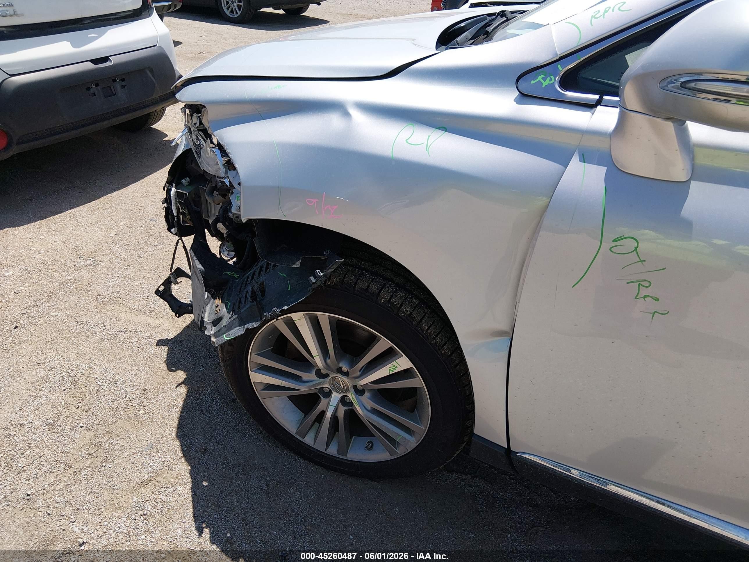 2015 Lexus Rx 450h Silver vin: 2T2BC1BA0FC003910