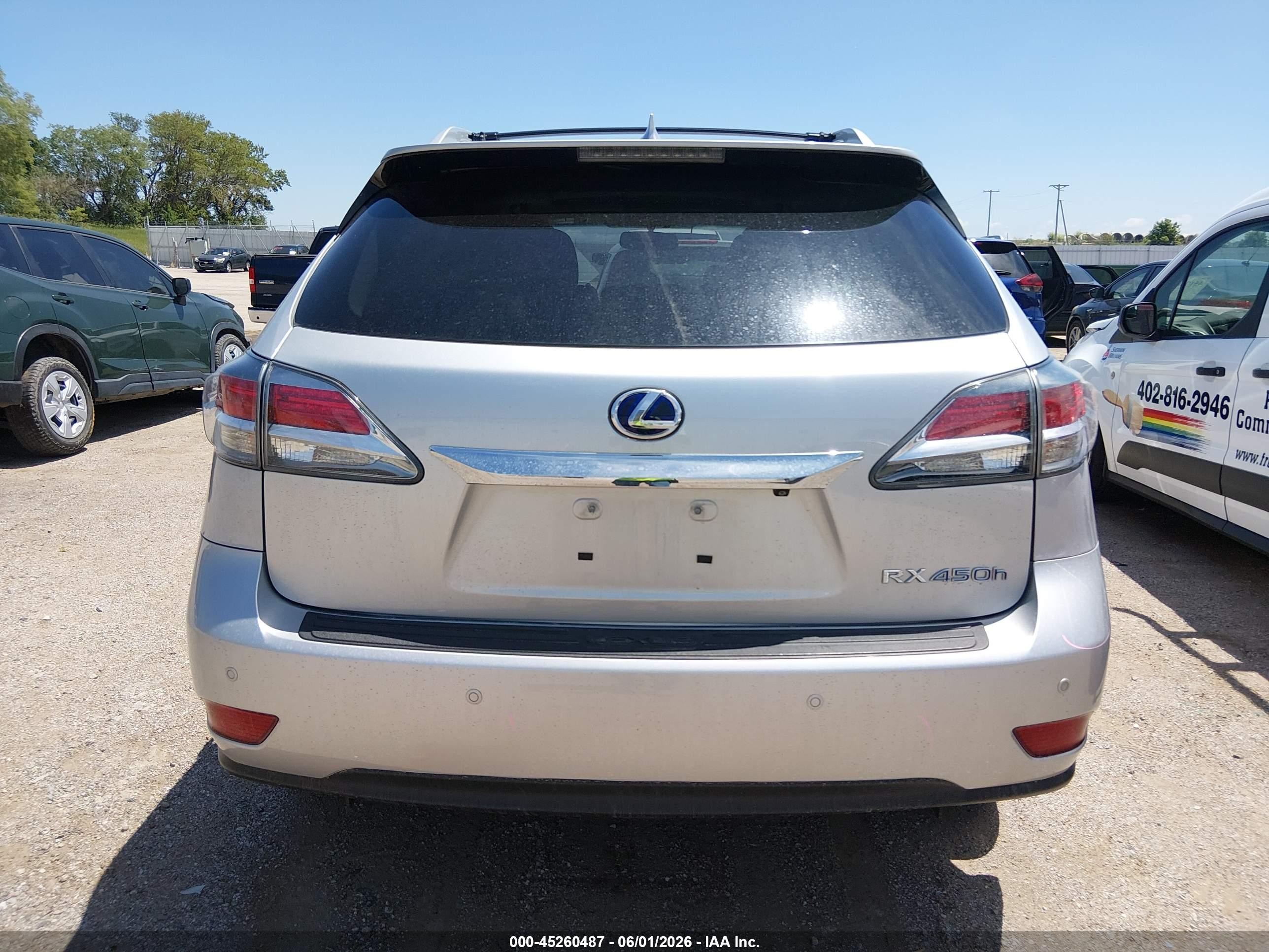 2015 Lexus Rx 450h Silver vin: 2T2BC1BA0FC003910