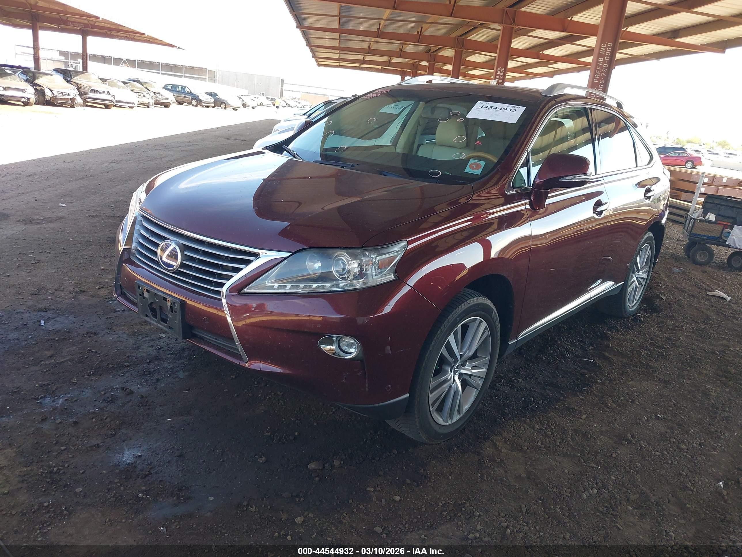 2015 Lexus Rx 450h   Burgundy vin: 2T2BC1BA0FC005981