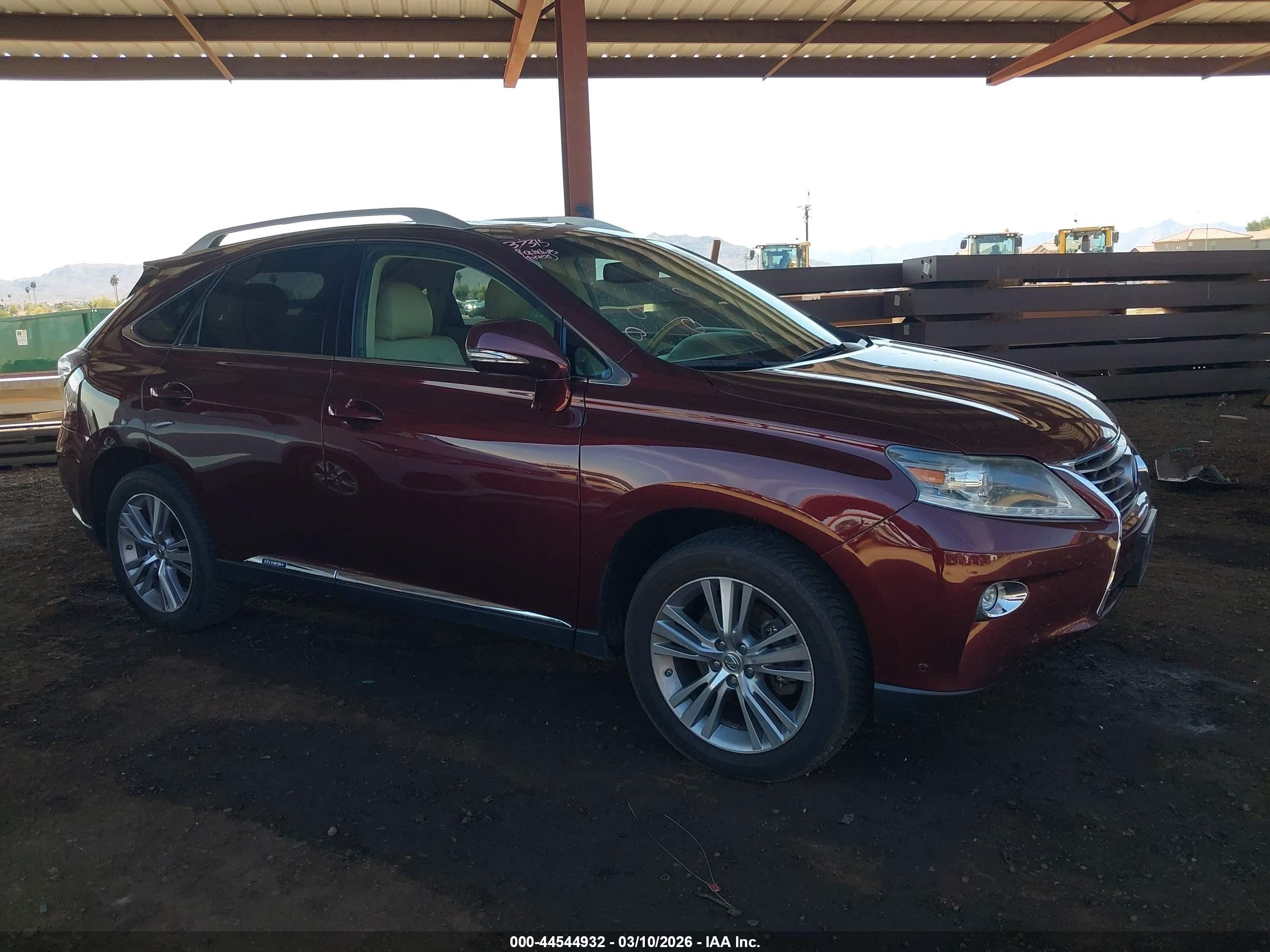 2015 Lexus Rx 450h   Burgundy vin: 2T2BC1BA0FC005981