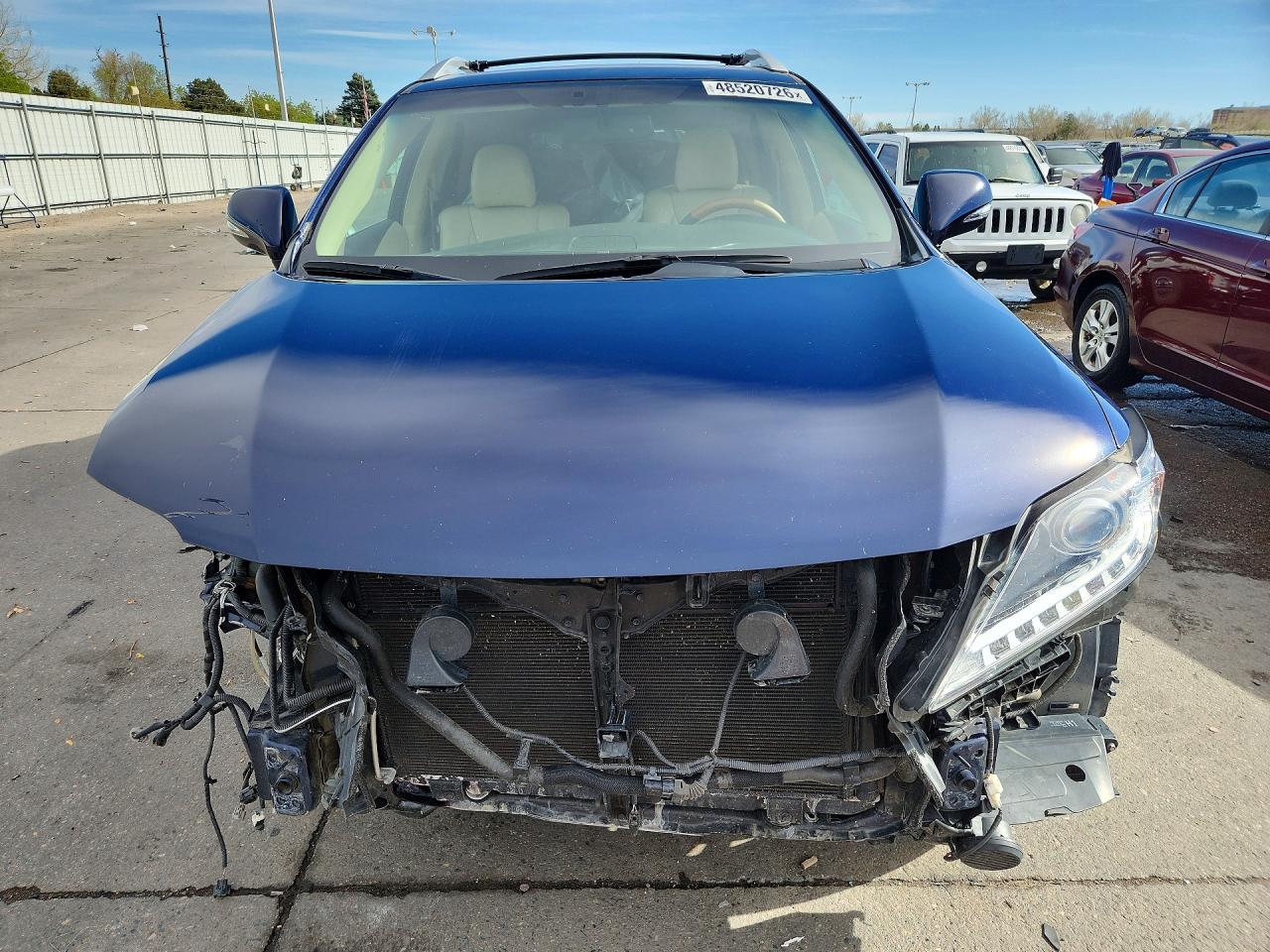 2015 Lexus Rx 450h Base Синий vin: 2T2BC1BA0FC006354