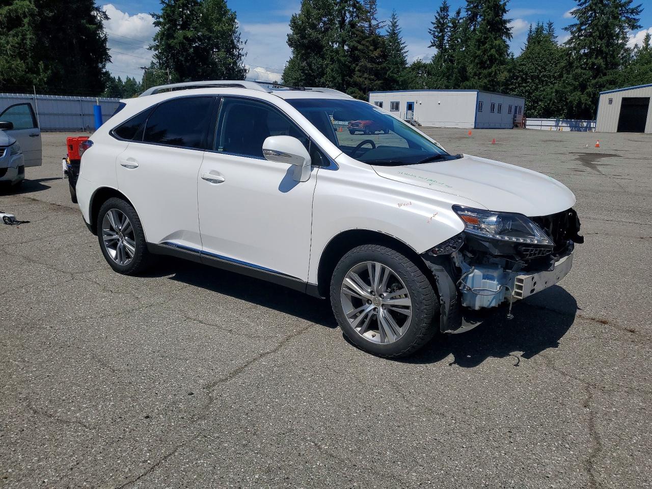 2015 Lexus Rx 450h White vin: 2T2BC1BA0FC010002