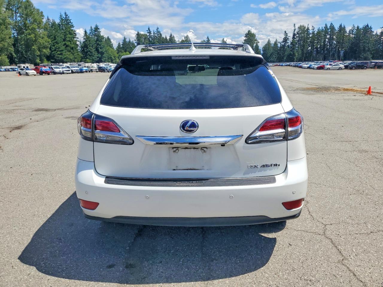 2015 Lexus Rx 450h White vin: 2T2BC1BA0FC010002