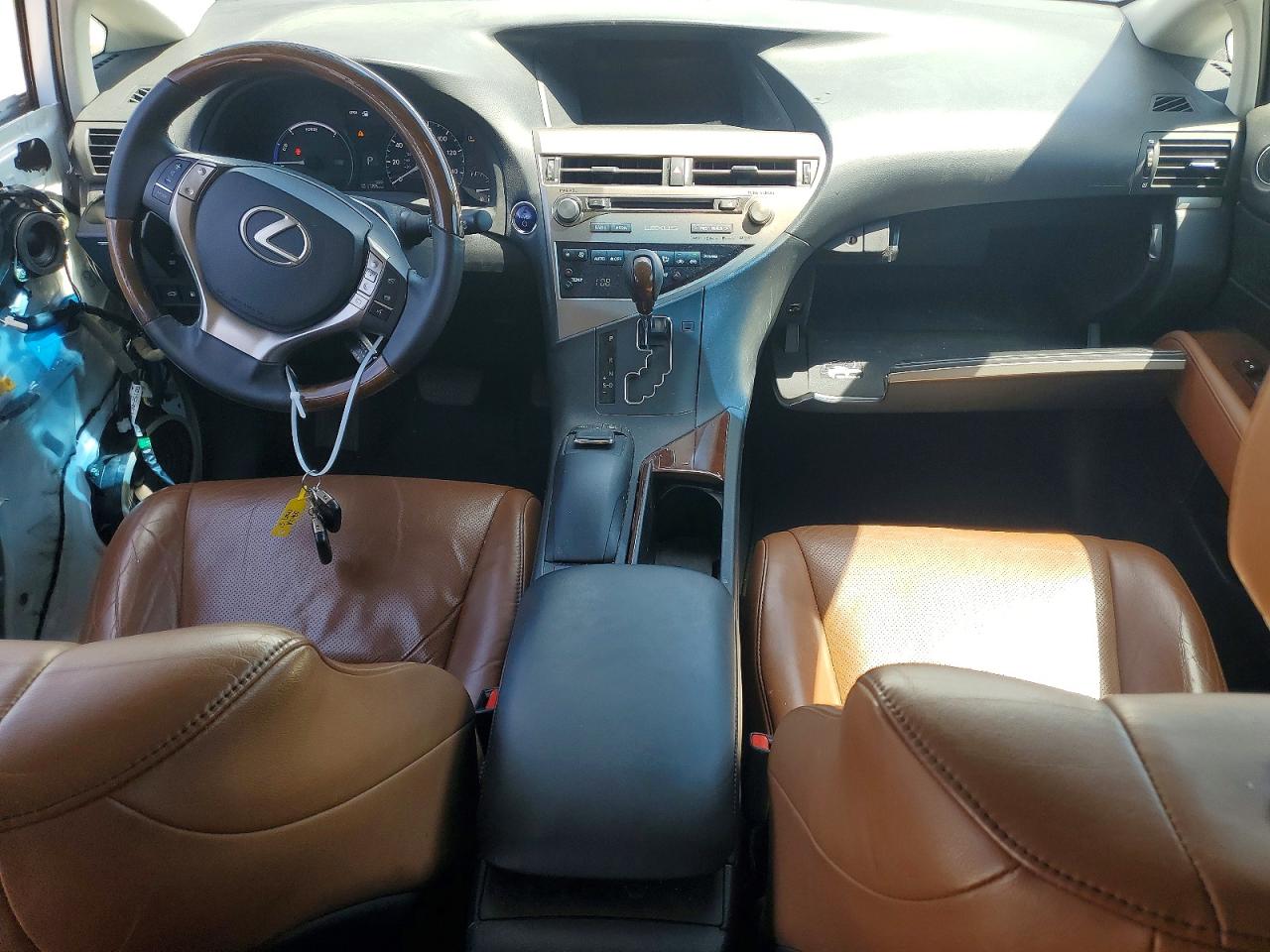 2015 Lexus Rx 450h White vin: 2T2BC1BA0FC010002