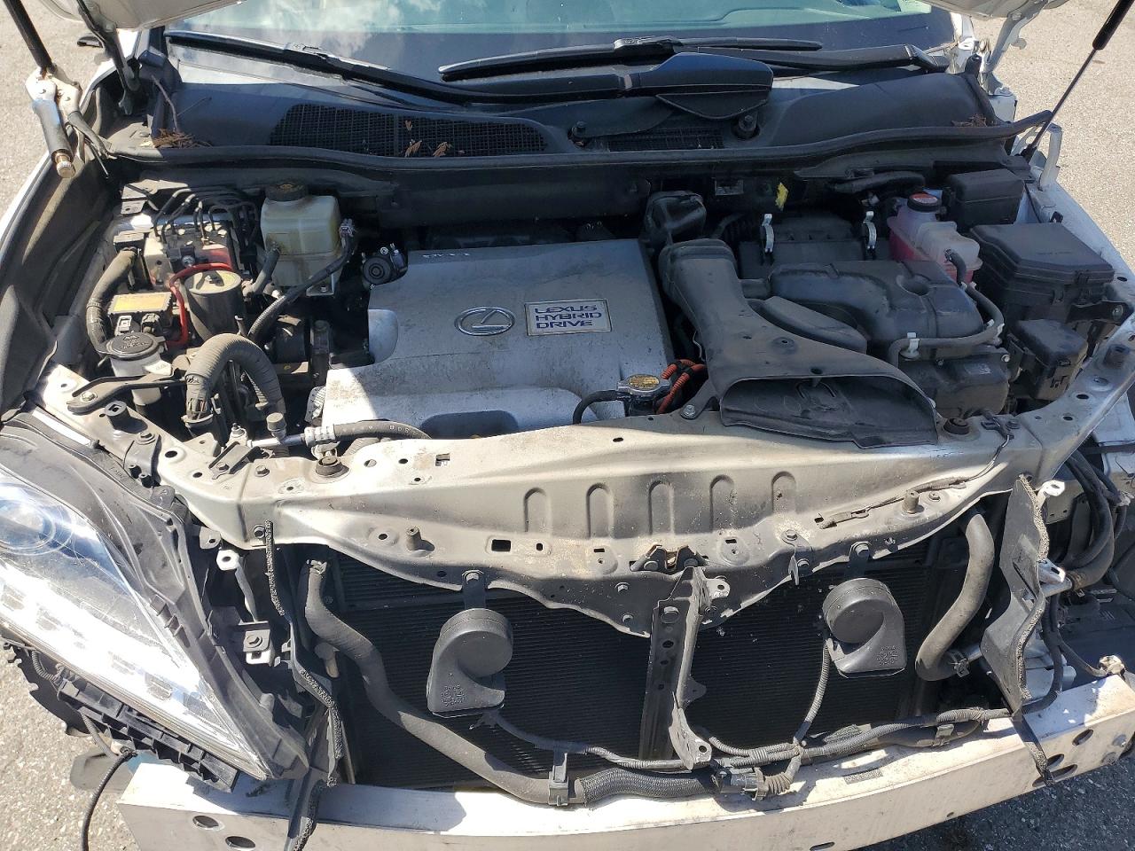 2015 Lexus Rx 450h White vin: 2T2BC1BA0FC010002