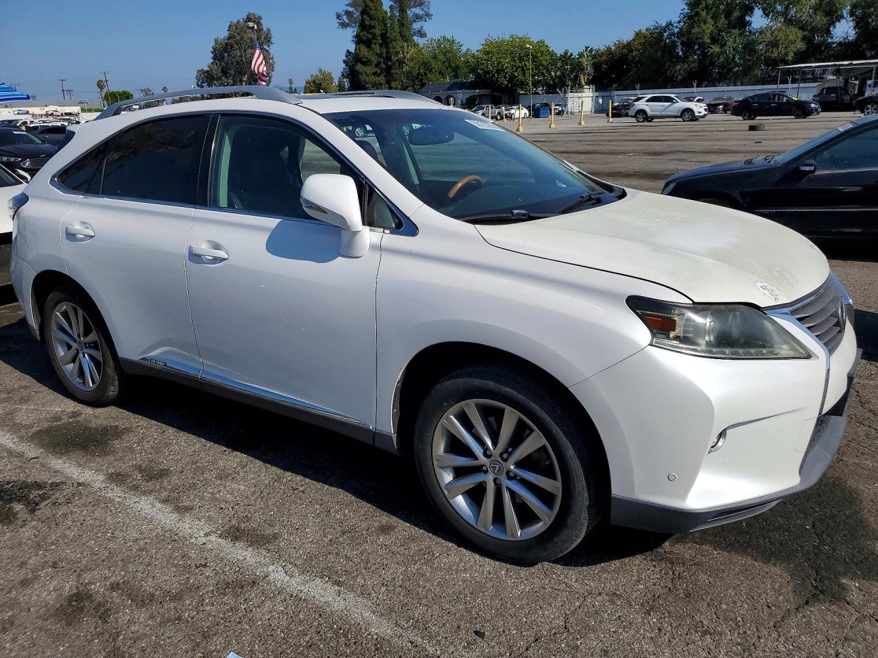 2015 Lexus Rx 450h White vin: 2T2BC1BA1FC002720