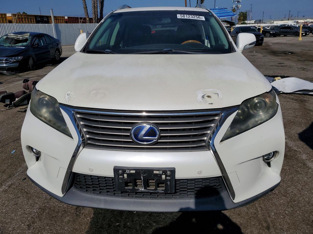 2015 Lexus Rx 450h White vin: 2T2BC1BA1FC002720