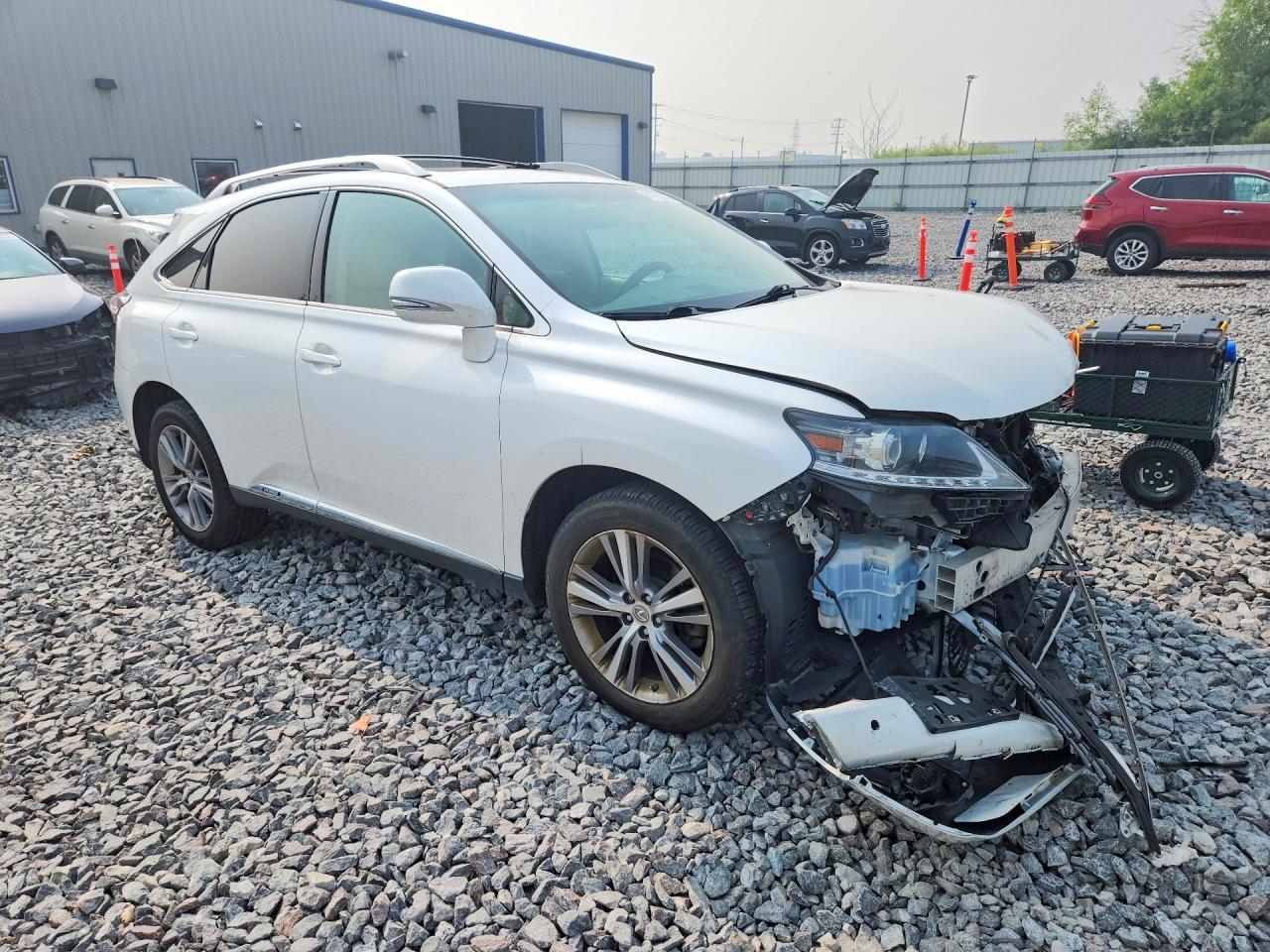 2015 Lexus Rx 450h Белый vin: 2T2BC1BA2FC007215