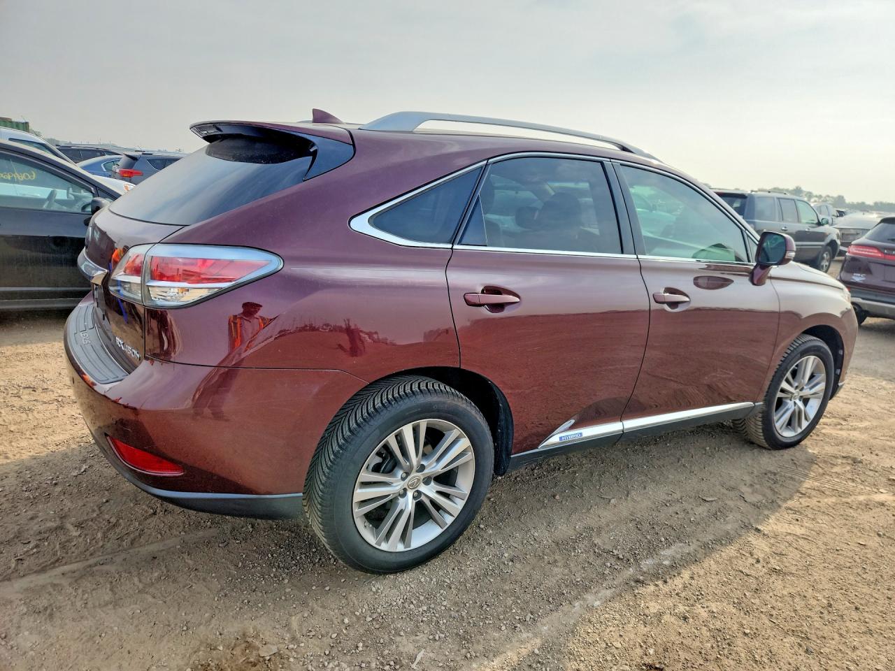 2015 Lexus Rx 450h Burgundy vin: 2T2BC1BA2FC008008