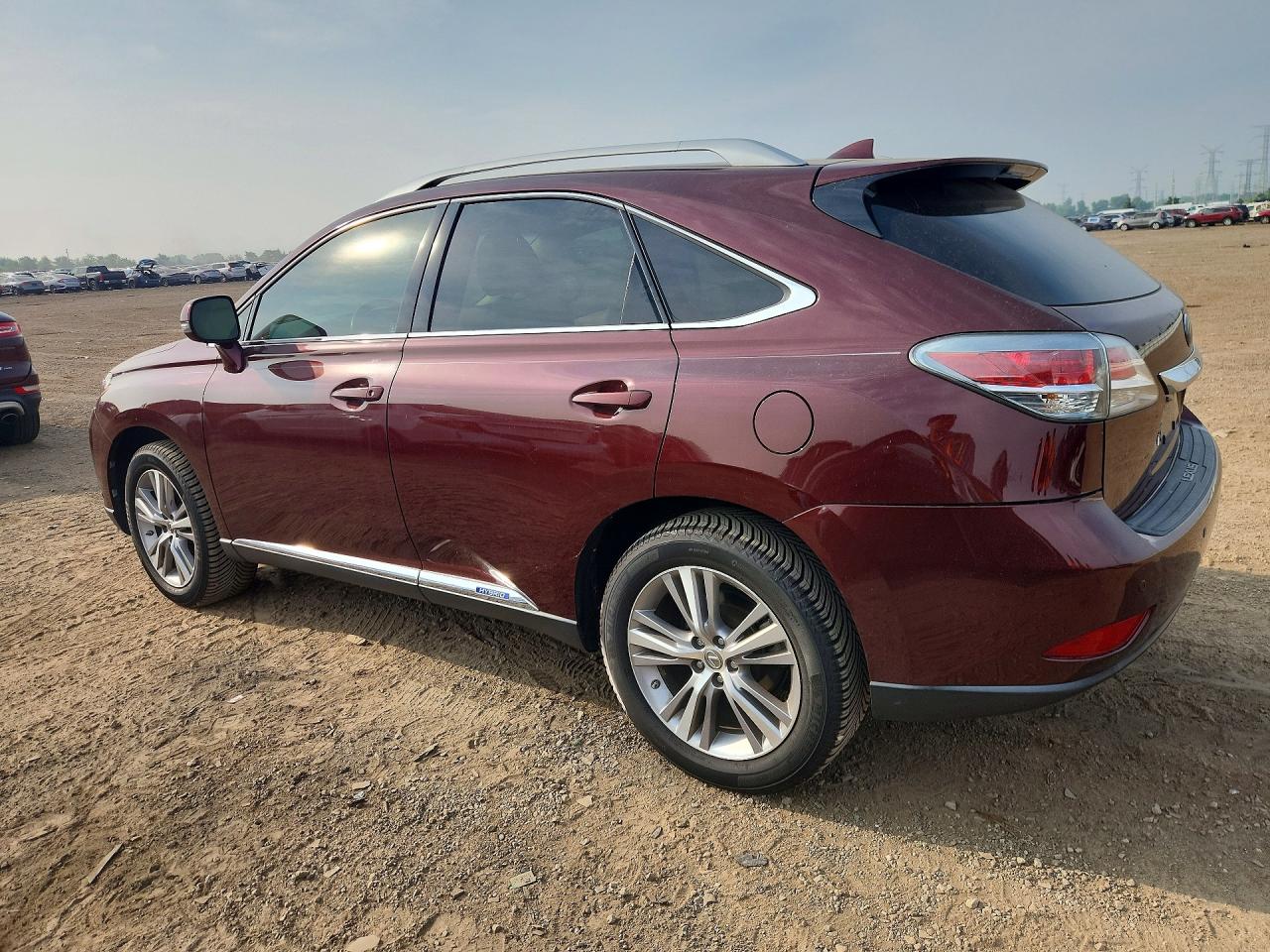 2015 Lexus Rx 450h Burgundy vin: 2T2BC1BA2FC008008
