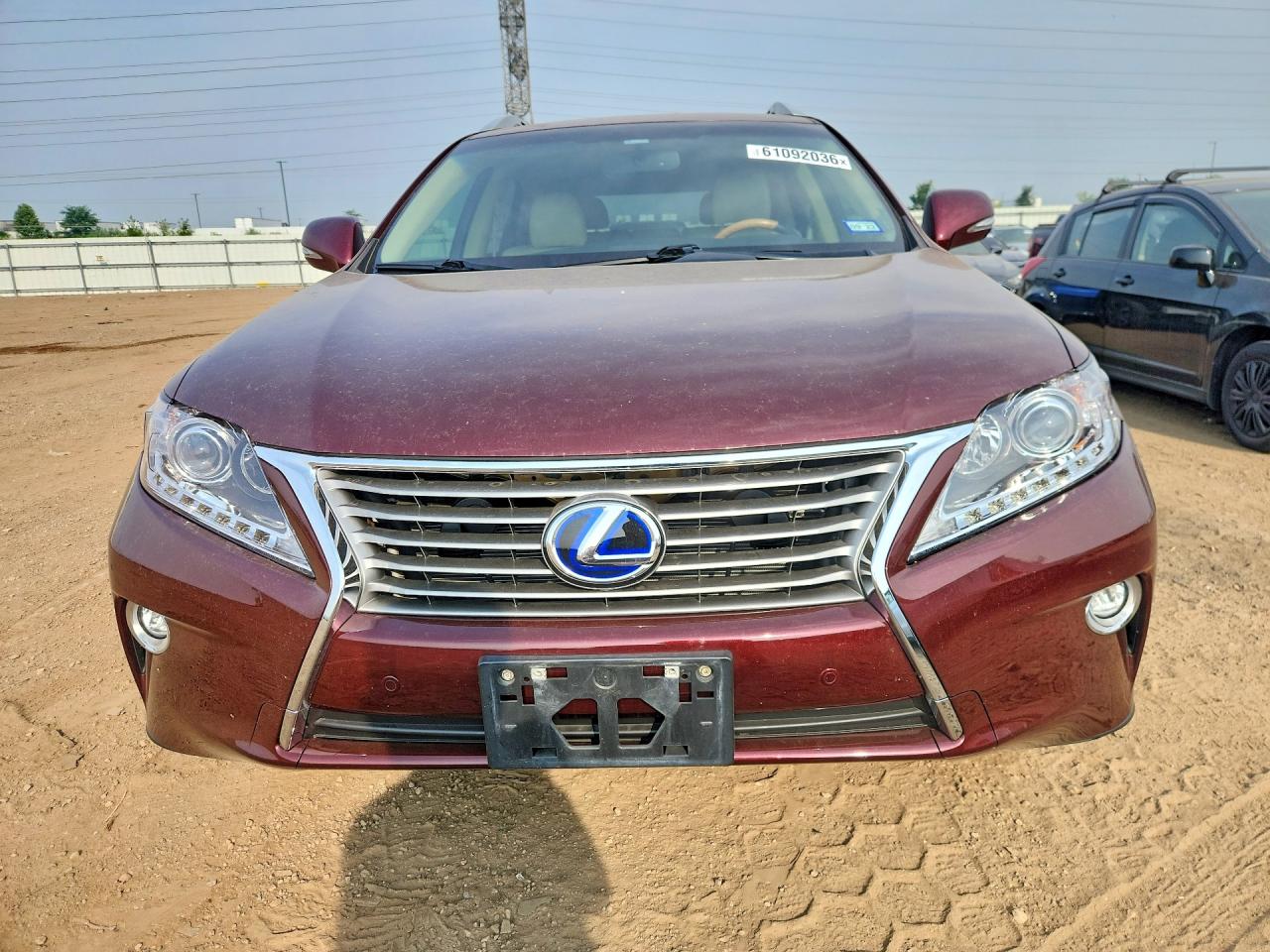 2015 Lexus Rx 450h Burgundy vin: 2T2BC1BA2FC008008