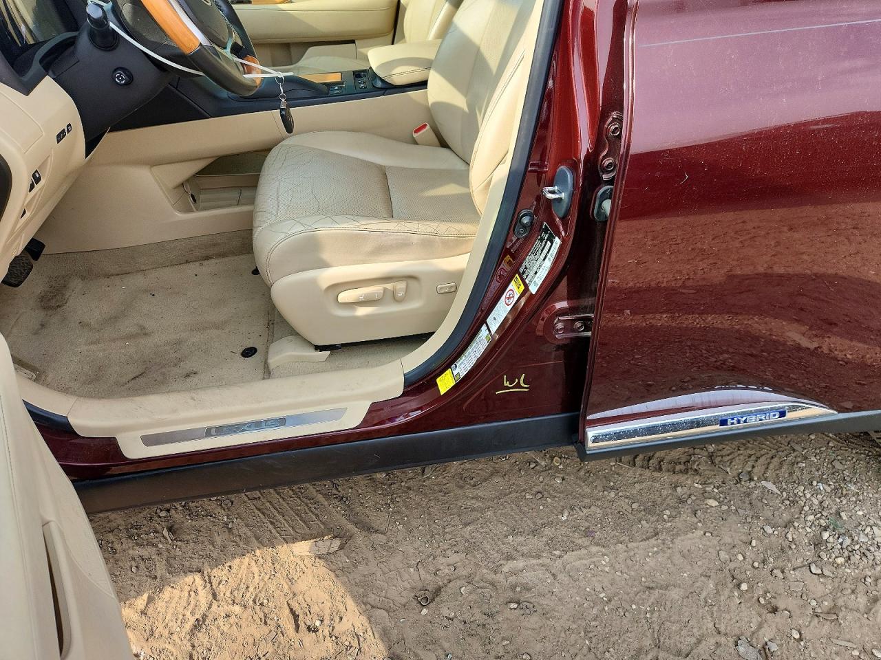 2015 Lexus Rx 450h Burgundy vin: 2T2BC1BA2FC008008