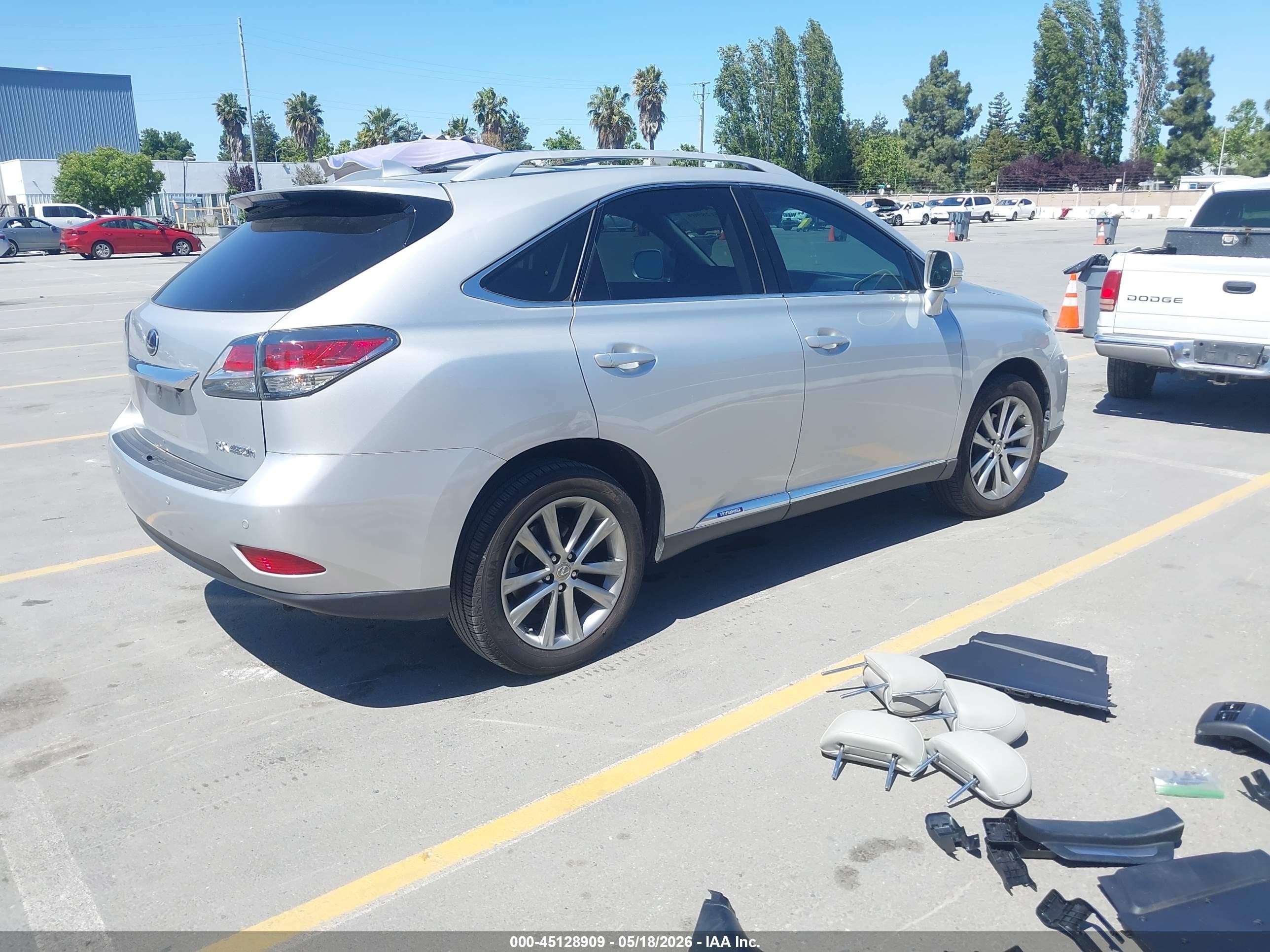 2015 Lexus Rx 450h Silver vin: 2T2BC1BA3FC001519