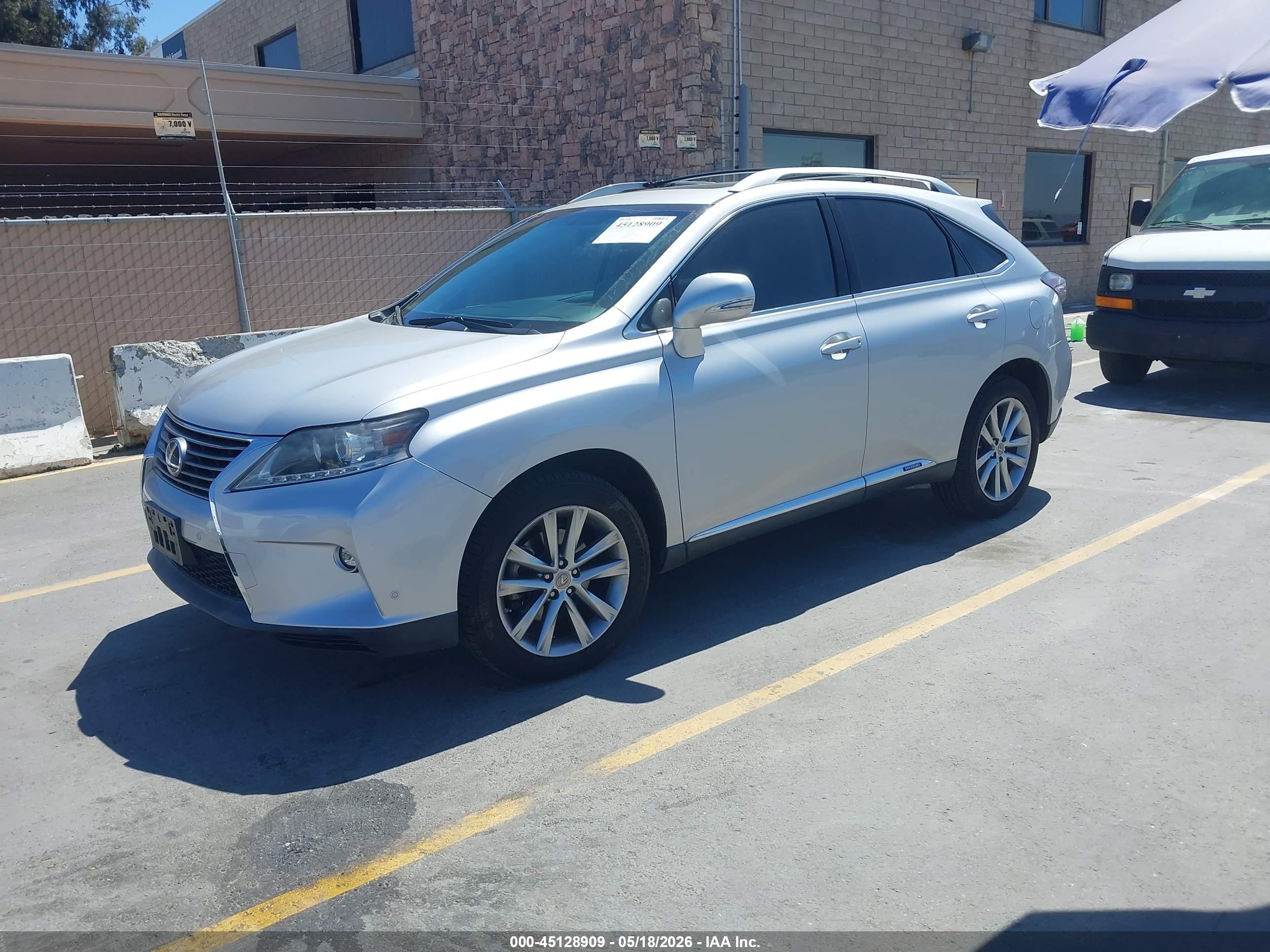 2015 Lexus Rx 450h Silver vin: 2T2BC1BA3FC001519