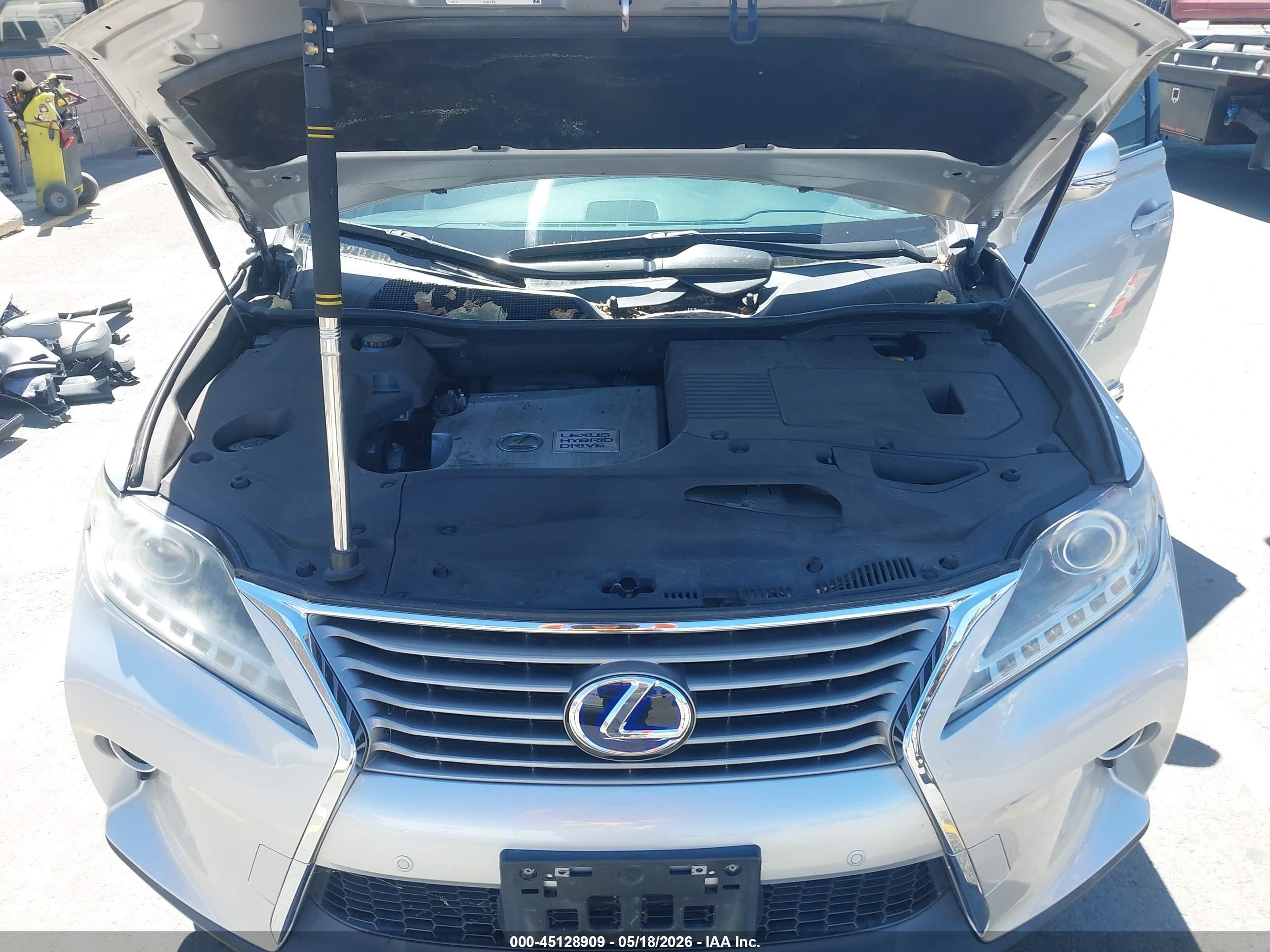 2015 Lexus Rx 450h Silver vin: 2T2BC1BA3FC001519