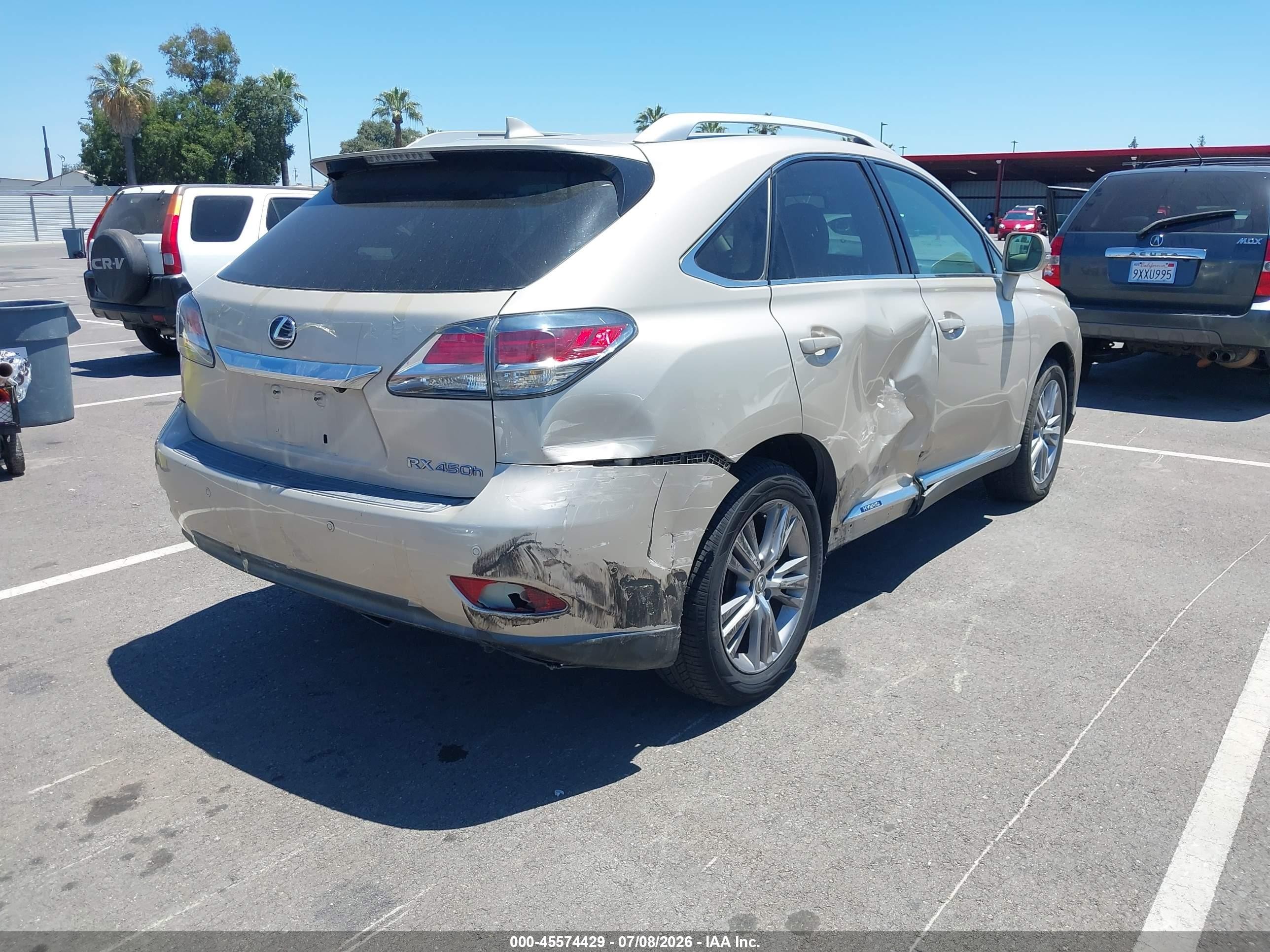 2015 Lexus Rx 450h   Champagne vin: 2T2BC1BA3FC005098