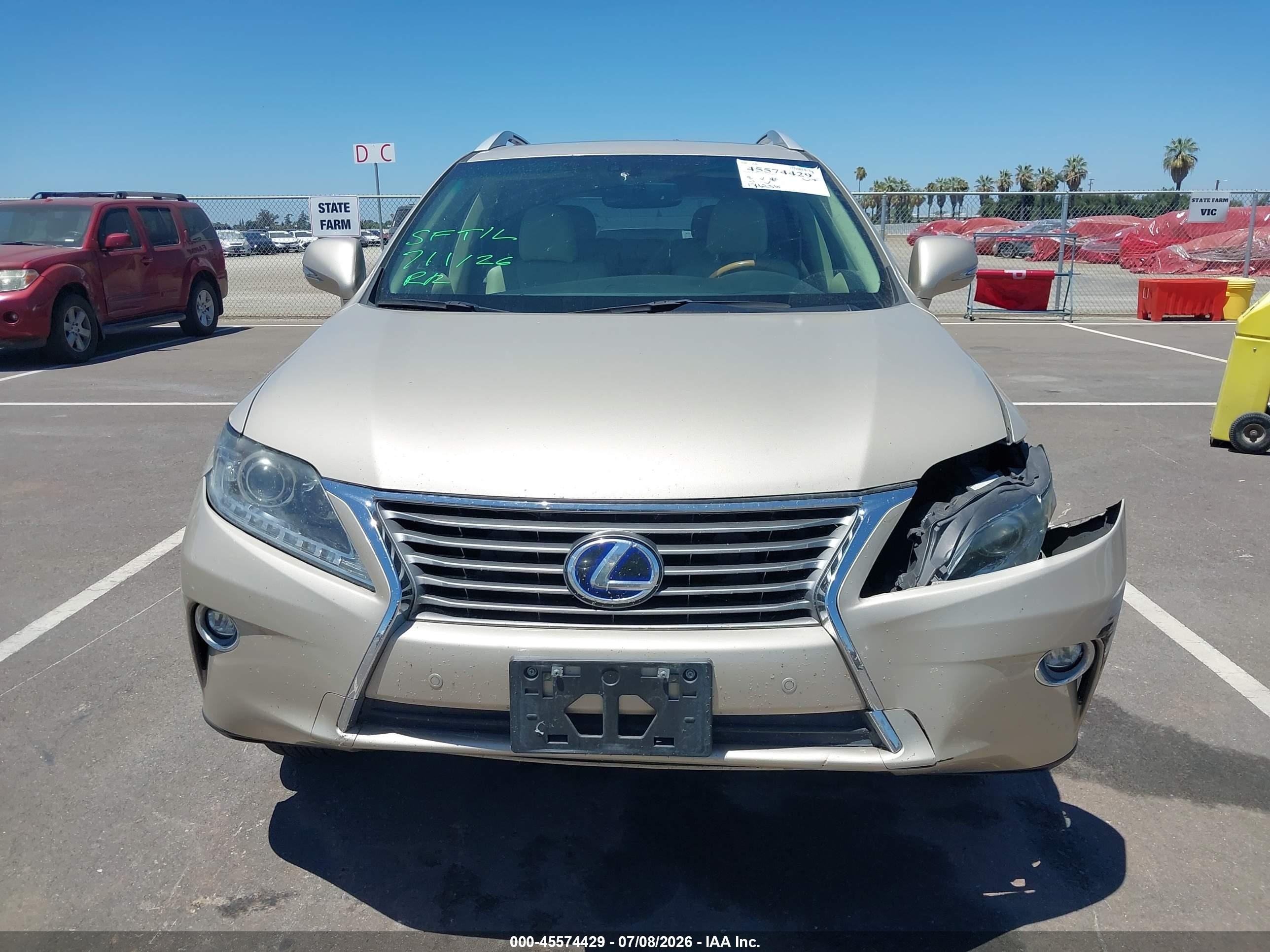 2015 Lexus Rx 450h   Champagne vin: 2T2BC1BA3FC005098