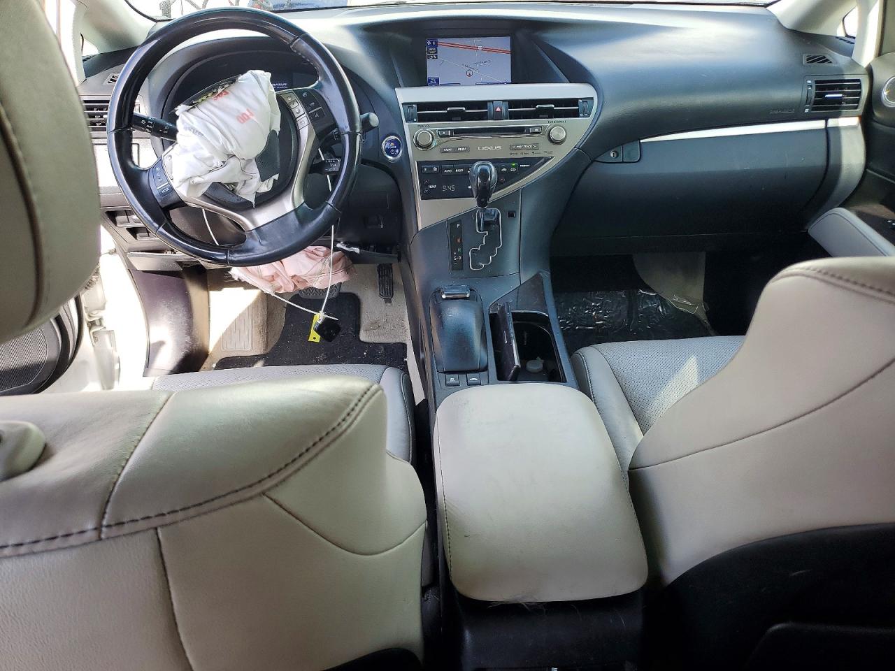 2015 Lexus Rx 450h White vin: 2T2BC1BA4FC005062