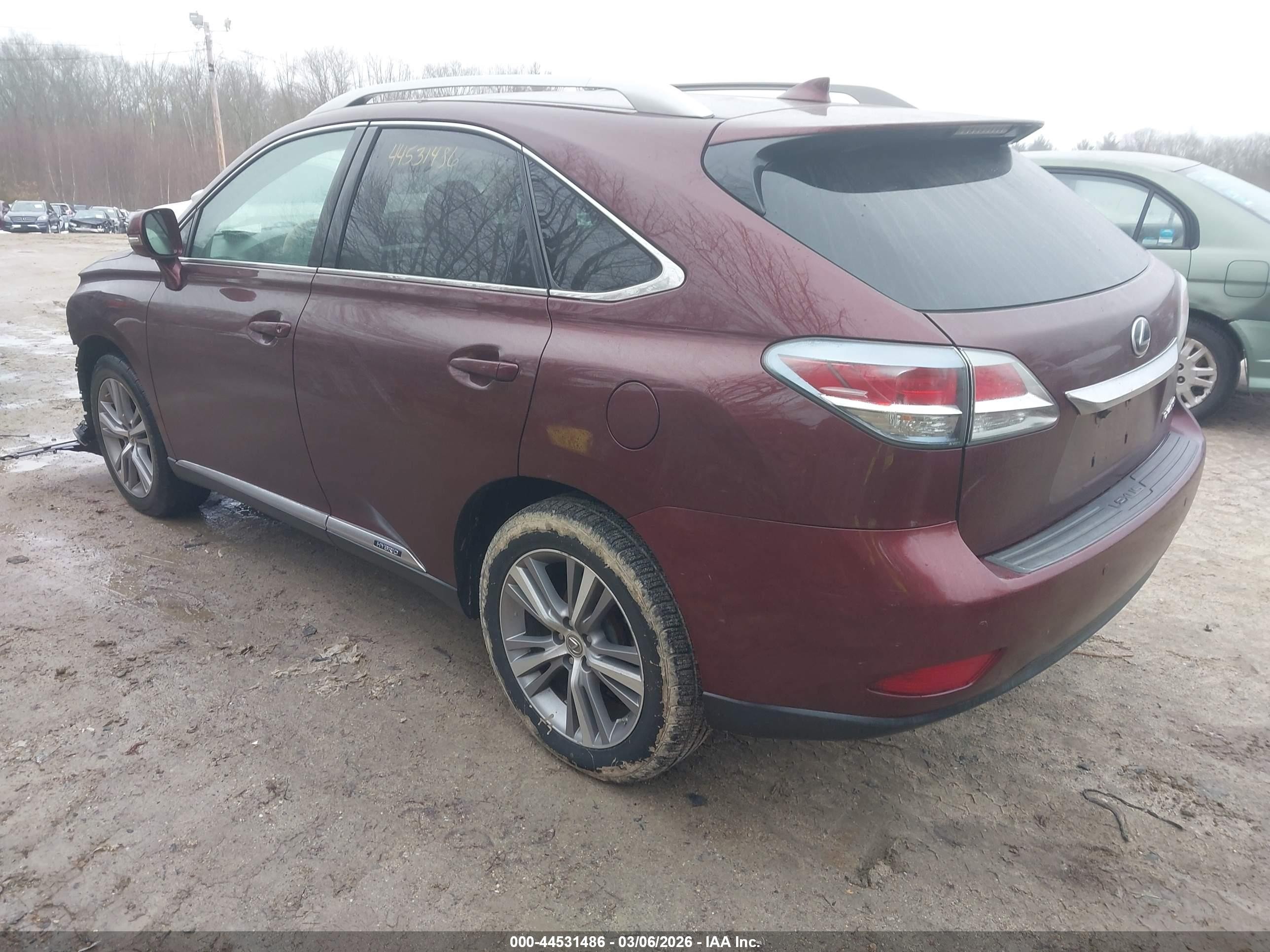 2015 Lexus Rx 450h   Фиолетовый vin: 2T2BC1BA4FC006244