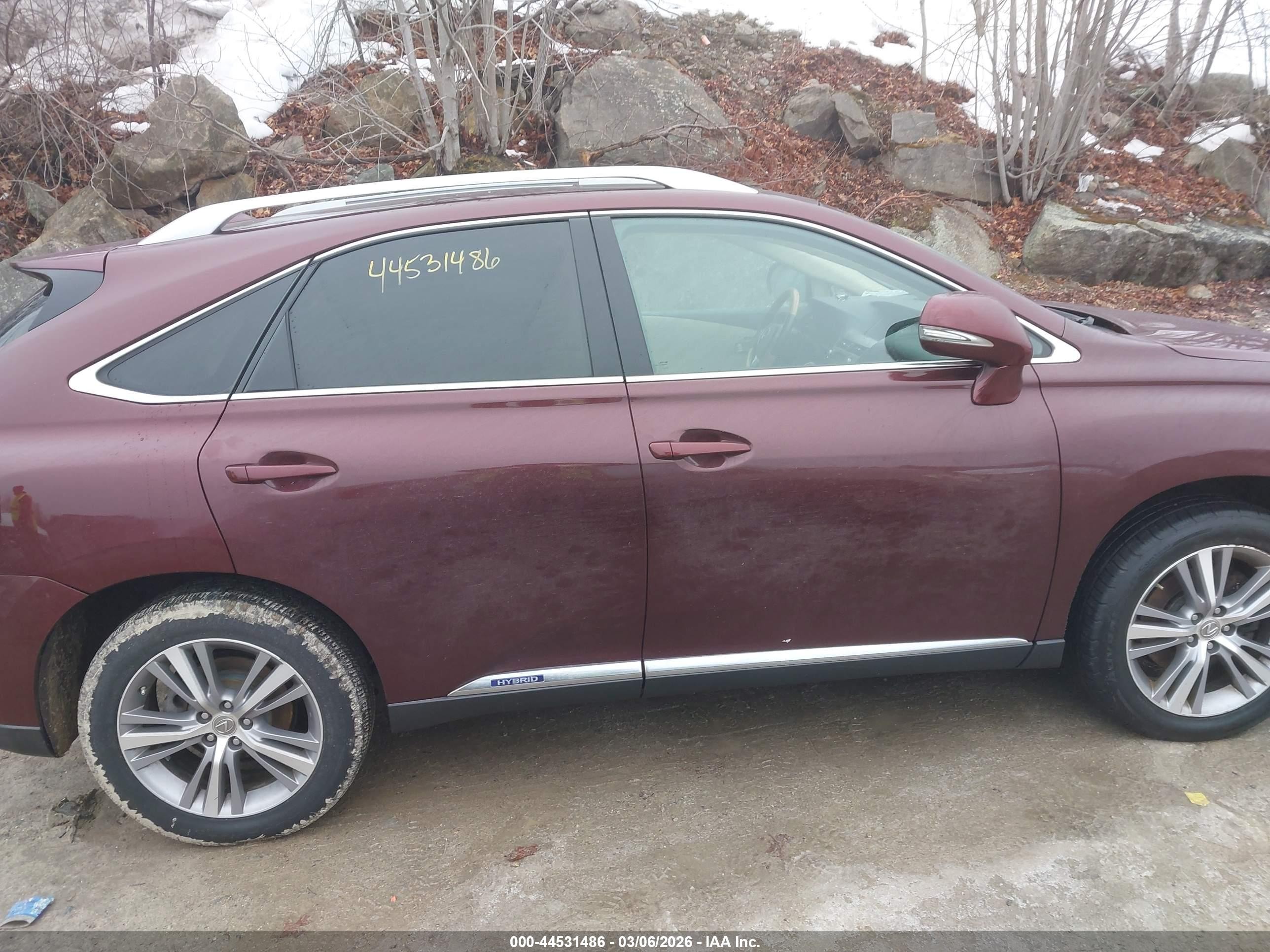 2015 Lexus Rx 450h   Фиолетовый vin: 2T2BC1BA4FC006244