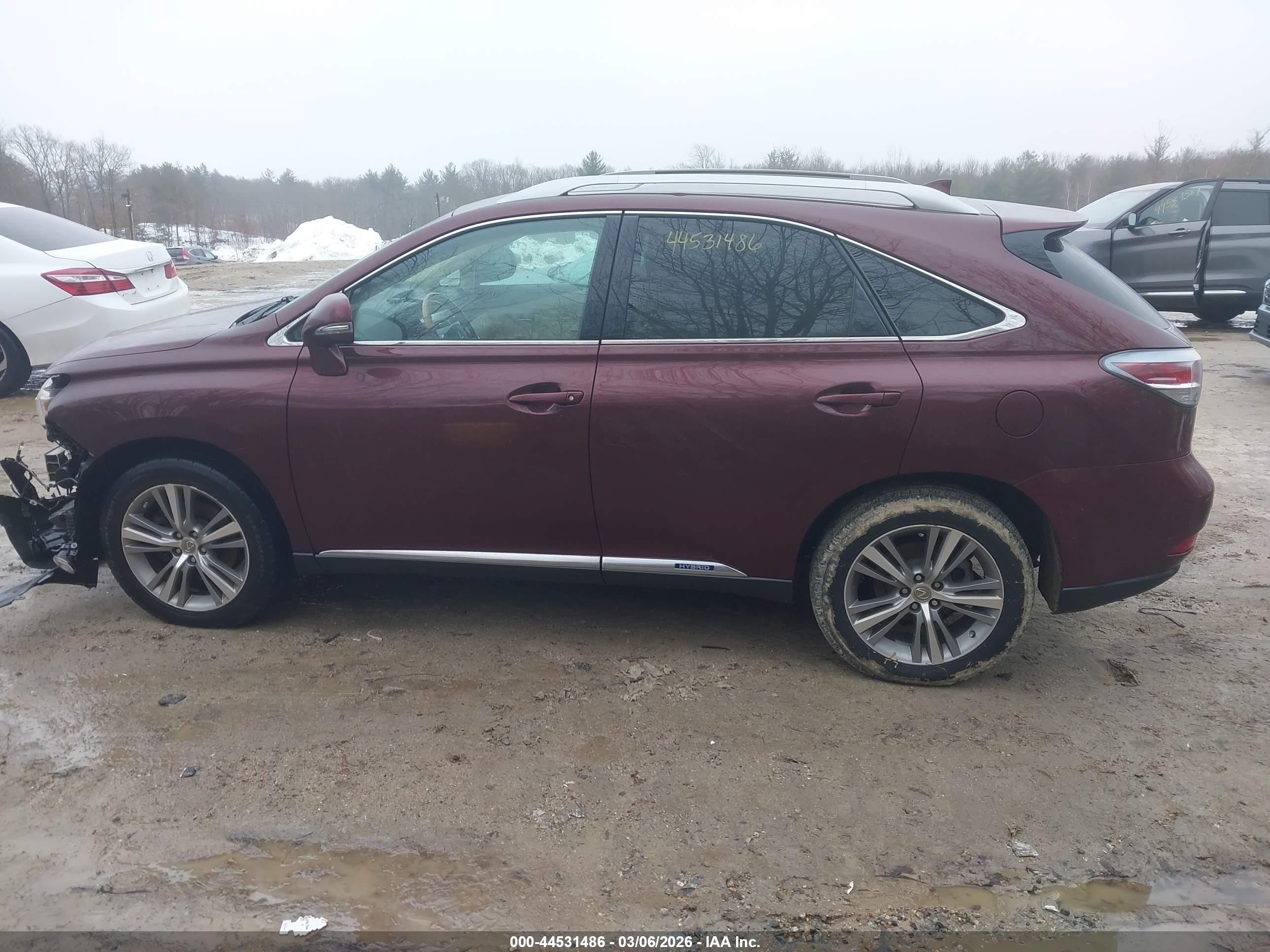 2015 Lexus Rx 450h   Фиолетовый vin: 2T2BC1BA4FC006244