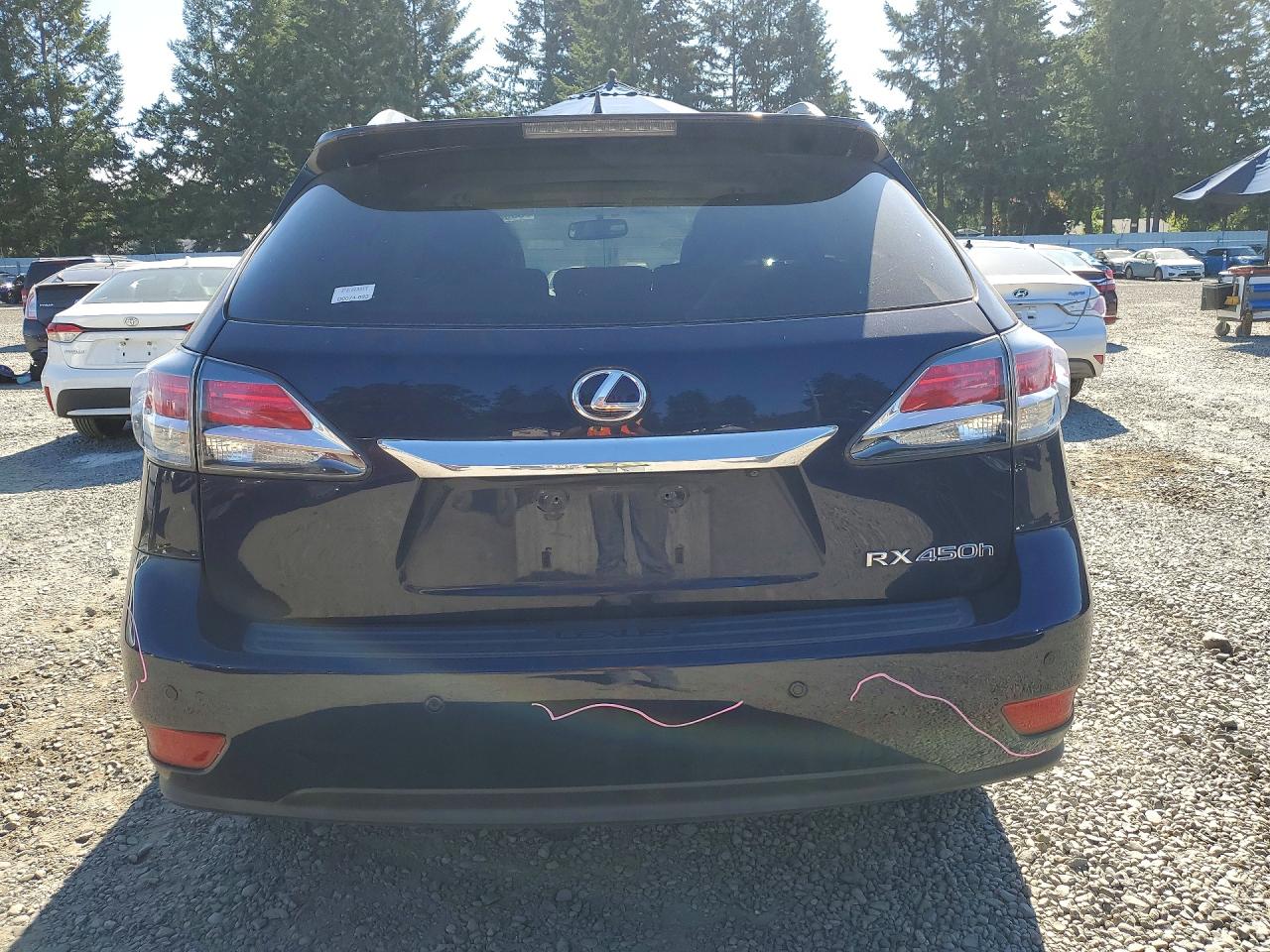2015 Lexus Rx 450h Синий vin: 2T2BC1BA4FC009810