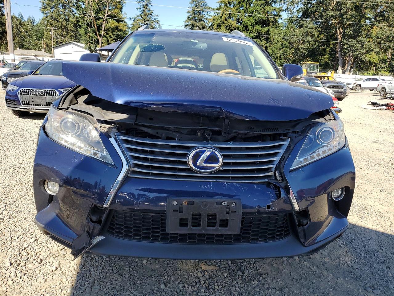 2015 Lexus Rx 450h Синий vin: 2T2BC1BA4FC009810