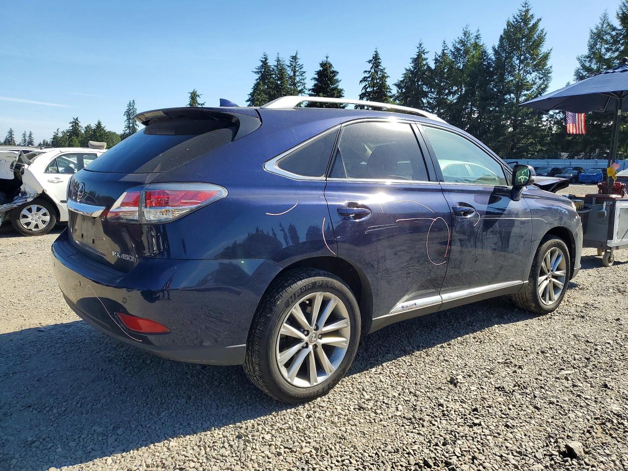 2015 Lexus Rx 450h Синий vin: 2T2BC1BA4FC009810